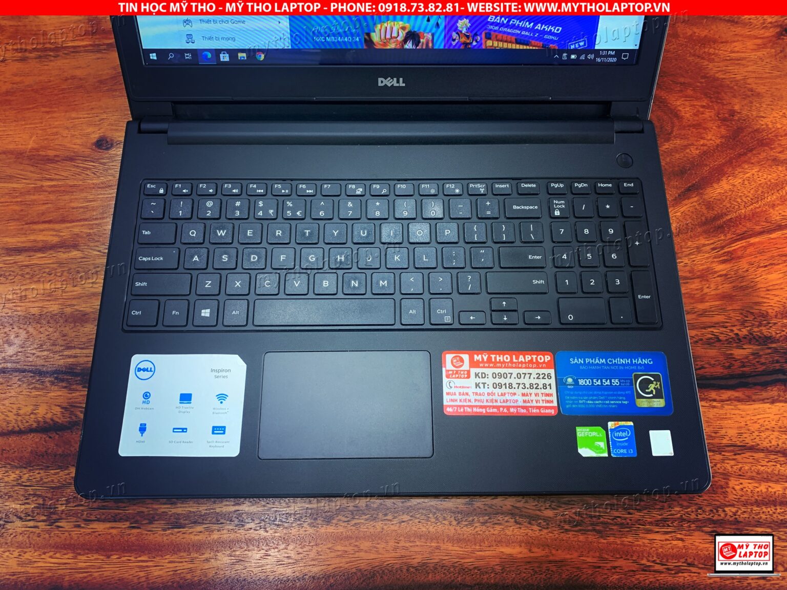 Dell Inspiron 3558 Core I3 4005u Ram 8gb Hdd 500gb Gtx 820m 156 Inch Mỹ Tho Laptop 3420