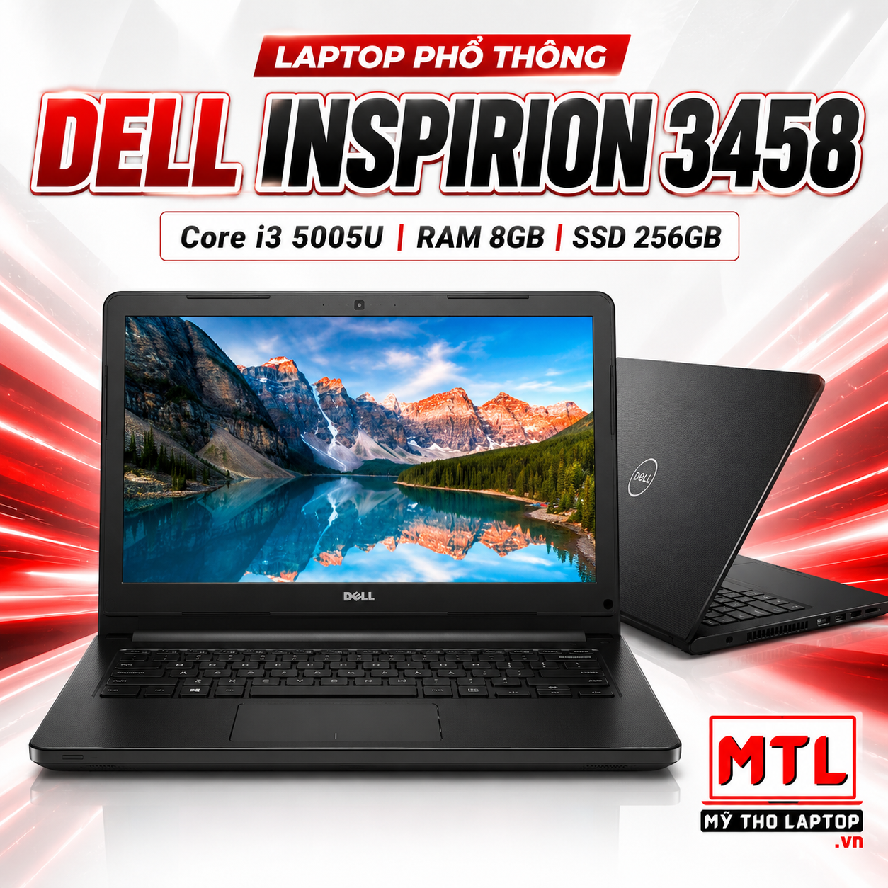 DELL Inspirion 3458 | Core i3 5005U | Ram 8GB | SSD 256 GB