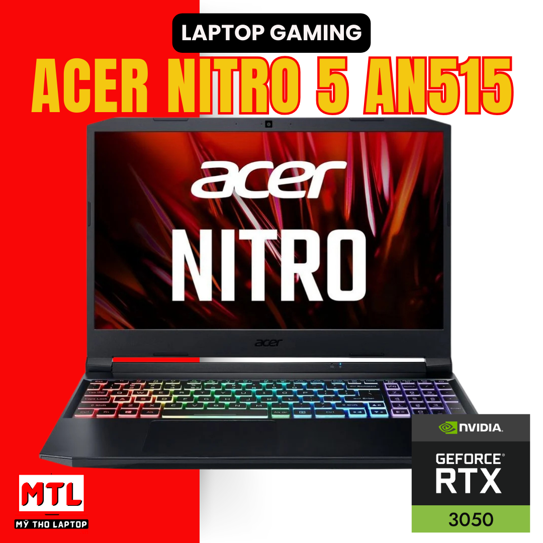 [Likenew 98%] Acer Nitro 5 AN515 | Core i5 11400H | Ram 16GB | SSD 512GB | RTX 3050 4GB | 15.6 inch FHD 144Hz
