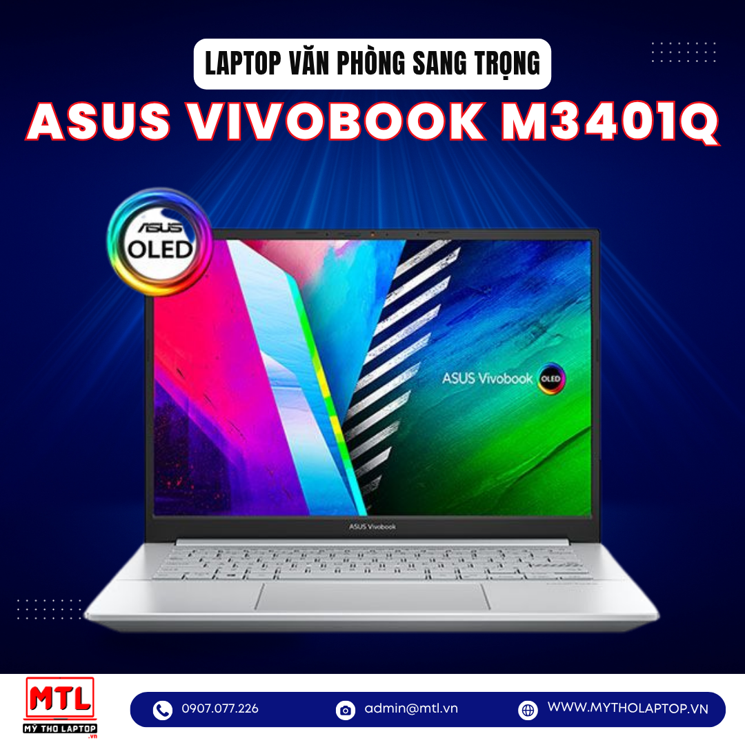Asus Vivobook M3401Q | AMD Ryzen 5 5600H | Ram 8GB | SSD 512GB | 14 inch 2.8K OLED