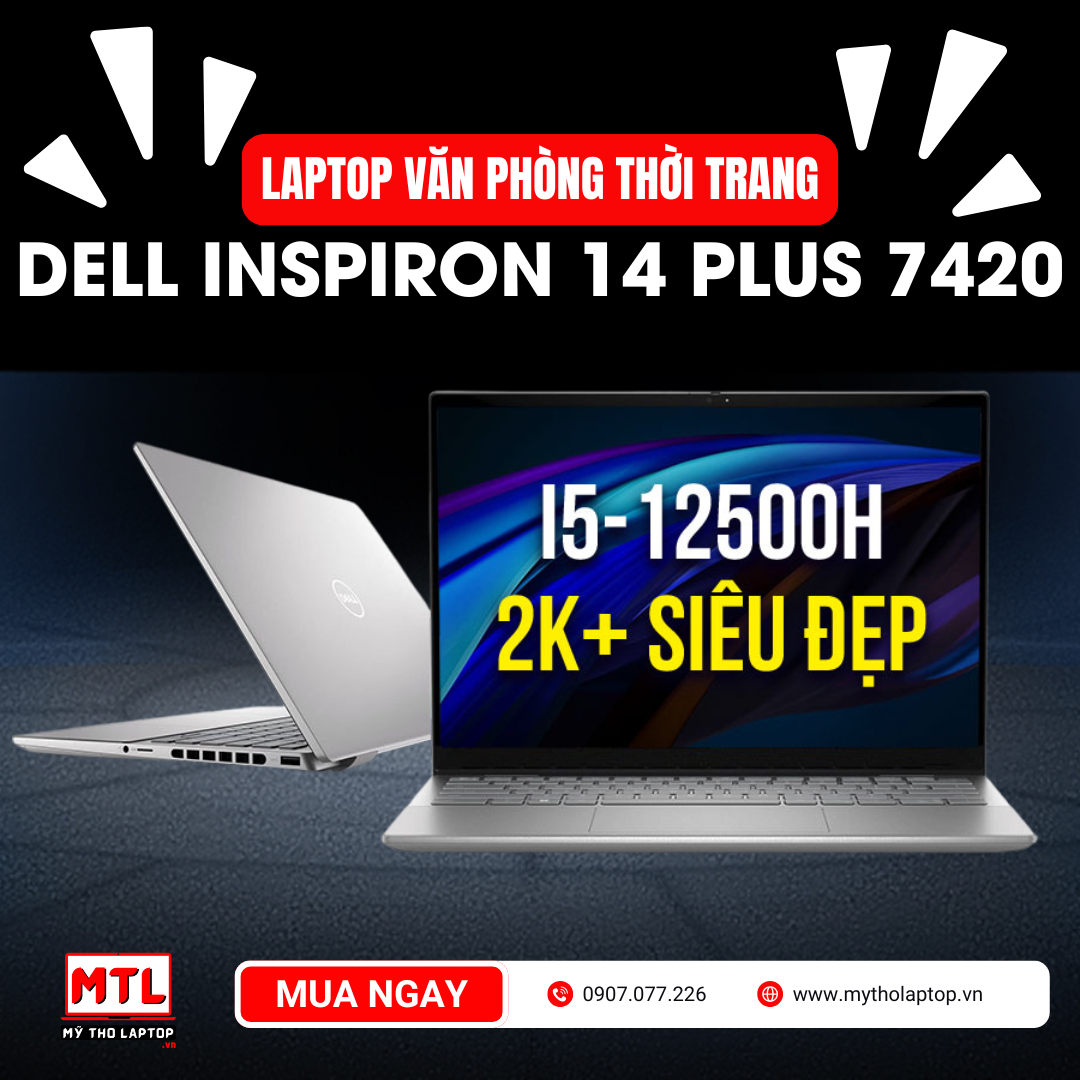 [Like New] Dell Inspiron 14 Plus 7420 | Intel Core i5 12500H | 16GB | SSD 512GB | RTX 3050 | 14 inch 2.2K