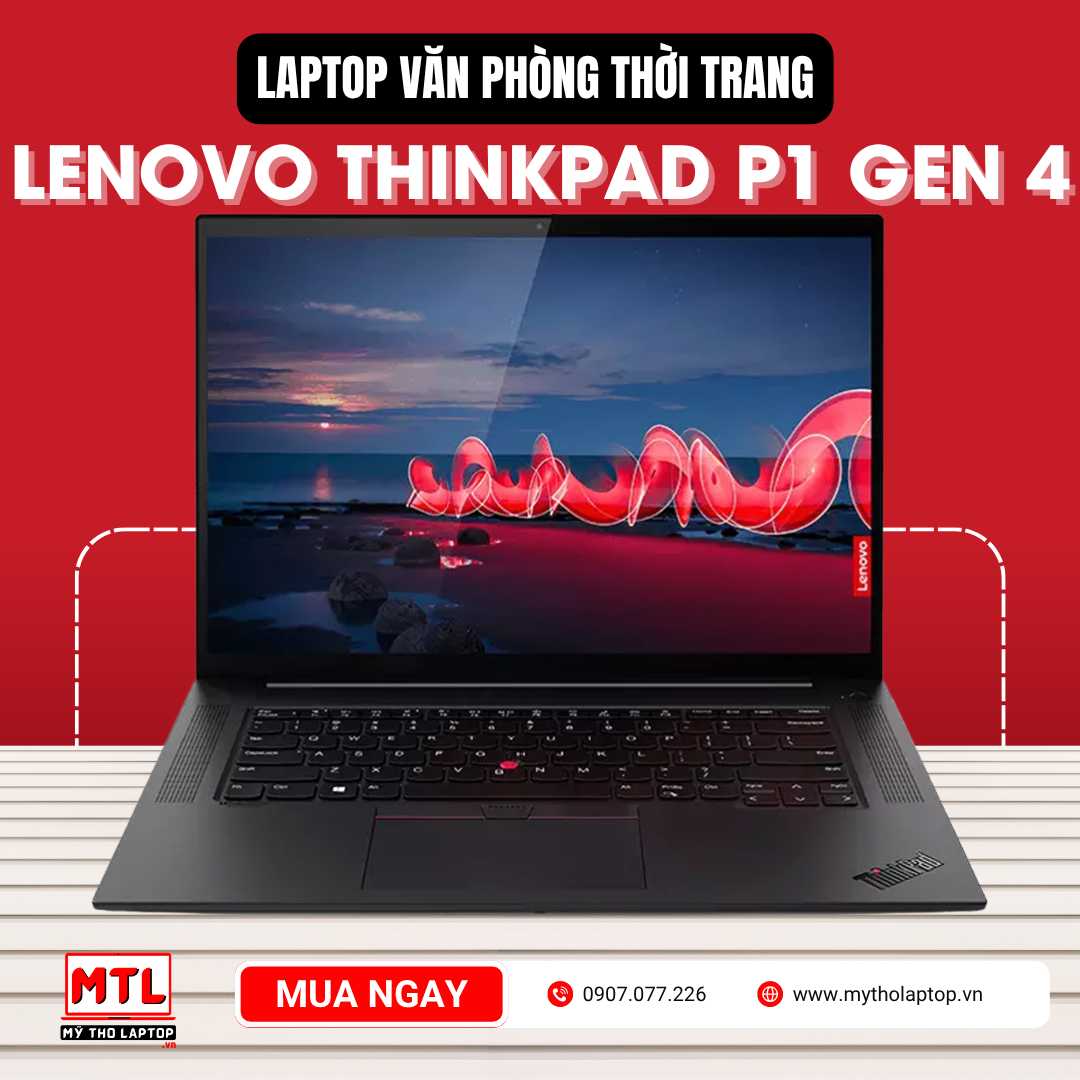 [LikeNew 98%] Lenovo Thinkpad P1 Gen 4 | Core i7 11850H | Ram 32GB | SSD 512GB | Nvidia Quadro T1200 | 16″ 2K IPS 100% sRGB