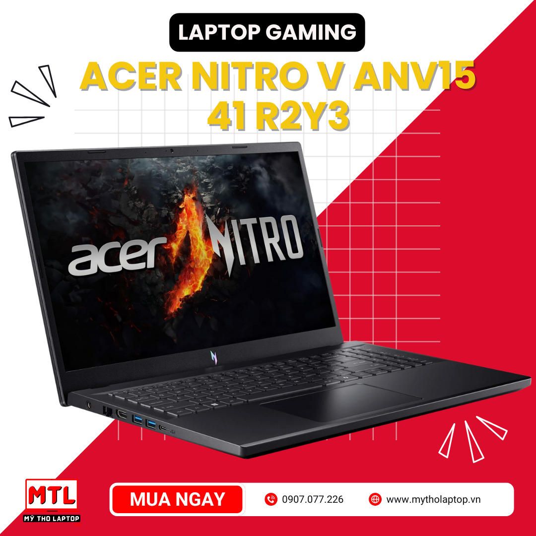 Acer Nitro V ANV15 41 R2Y3 | AMD Ryzen 5 7535HS | Ram 16Gb | Geforce RTX 4050 | 15.6 inch FHD 144Hz