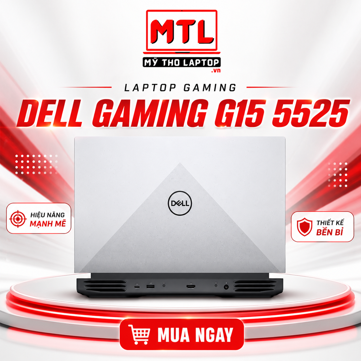 Dell Gaming G15 5525 | Ryzen 7 6800H | Ram 16GB | SSD 512GB | RTX 3050Ti 4GB | 15.6” FHD 120Hz