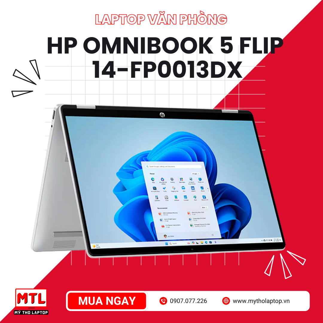 [New 100%] HP OmniBook 5 Flip 14-fp0013dx | Core 5 120U | Ram 8GB | SSD 512GB | 14" 2K Touch