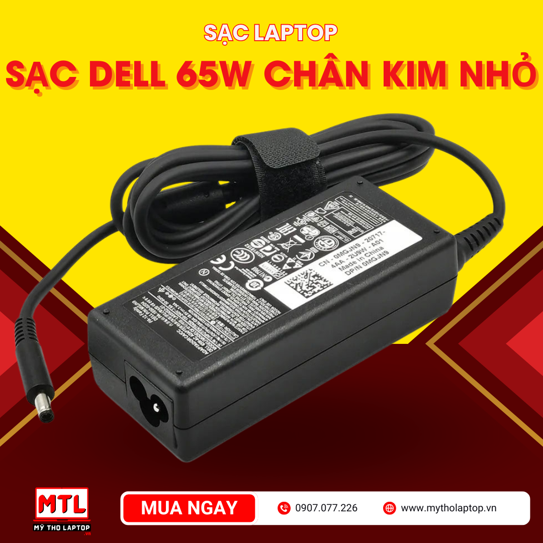 Sạc DELL 65W chân kim nhỏ