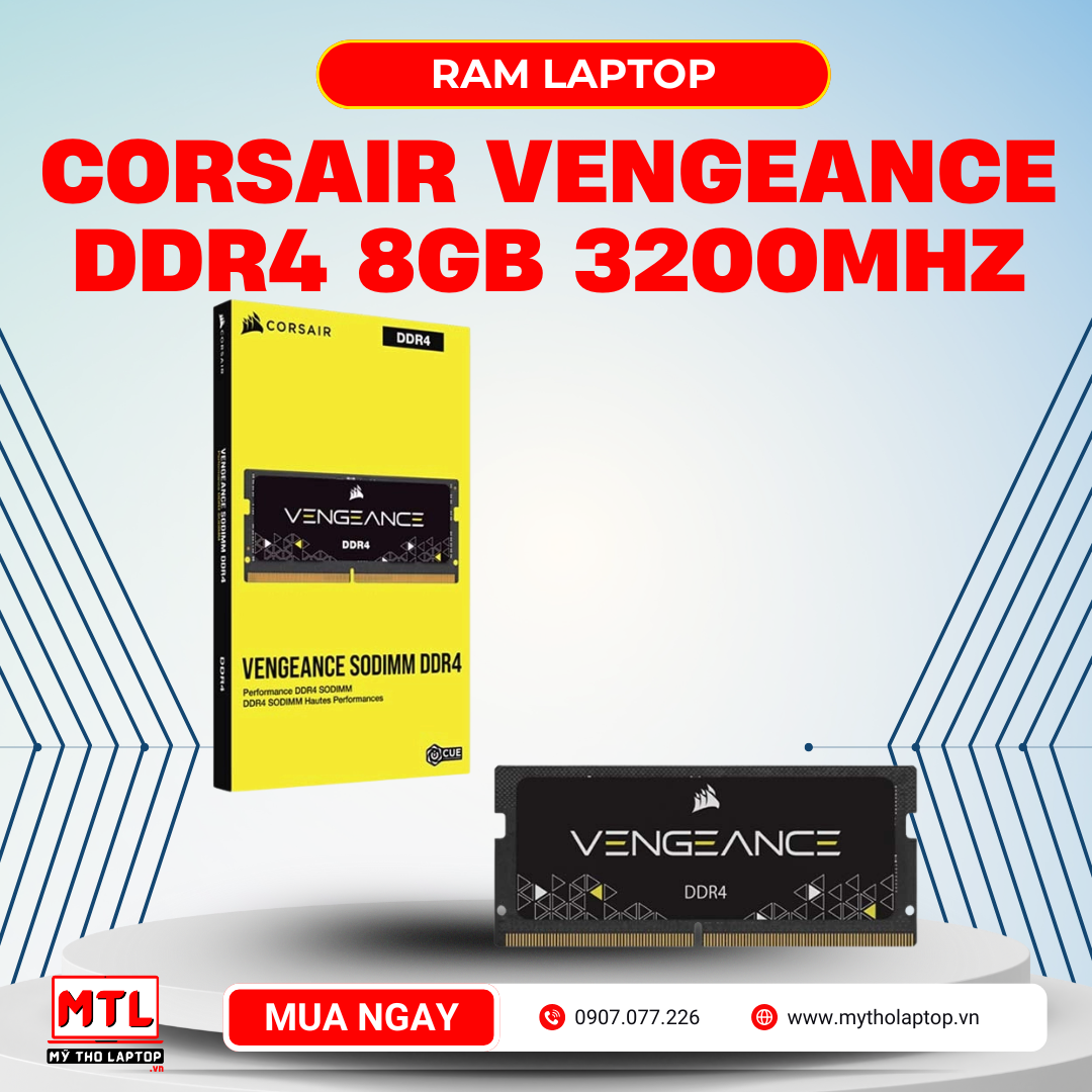 Ram Laptop Corsair Vengeance DDR4 8GB 3200MHz