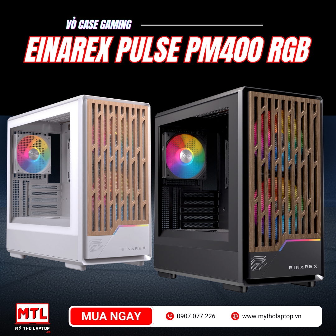 Case EINAREX PULSE PM400 RGB Black / White