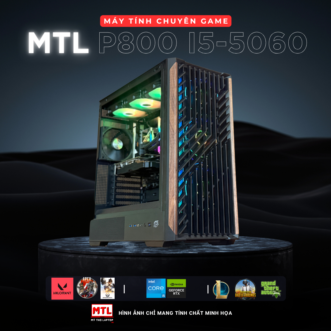 MTL P800 I5_5060| TUF B760 | Core i5 14400F | Ram 32GB | SSD 512GB | RTX 5060 8GB