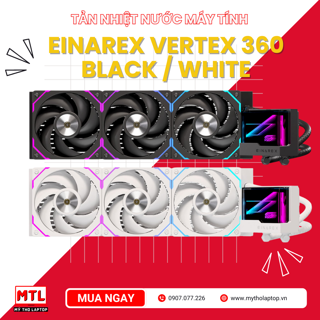 Tản Nhiệt Nước EINAREX VERTEX 360 Black / White