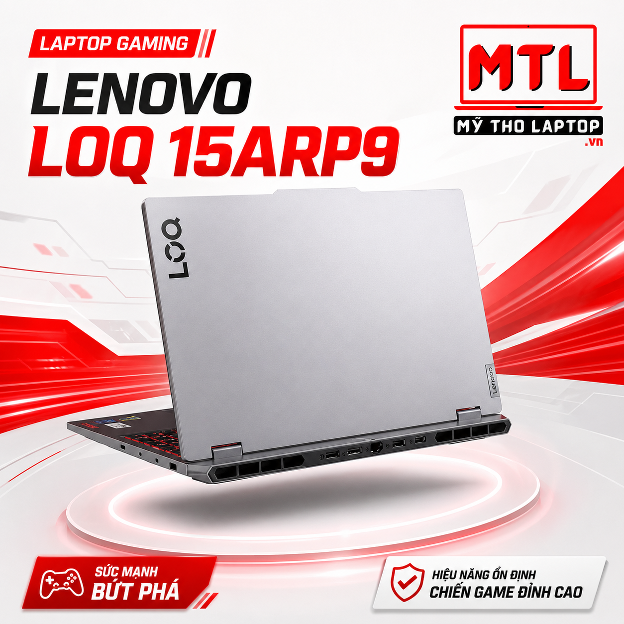 [New Fullbox] Lenovo LOQ 15ARP9 AMD Ryzen 5 7235HS | Ram 16 GB | SSD 512 GB | Nvidia RTX 4050 6 GB  | 15.6 FHD 144Hz