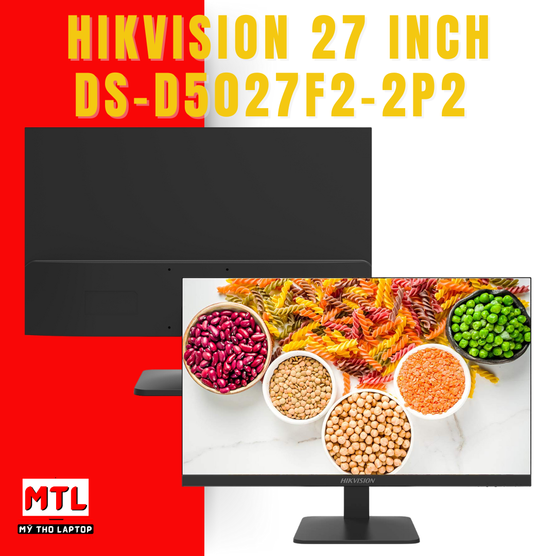 Màn hình HIKVISION DS-D5027F2-2P2 | 27 inch, Full HD, IPS, 100Hz, 5ms, phẳng