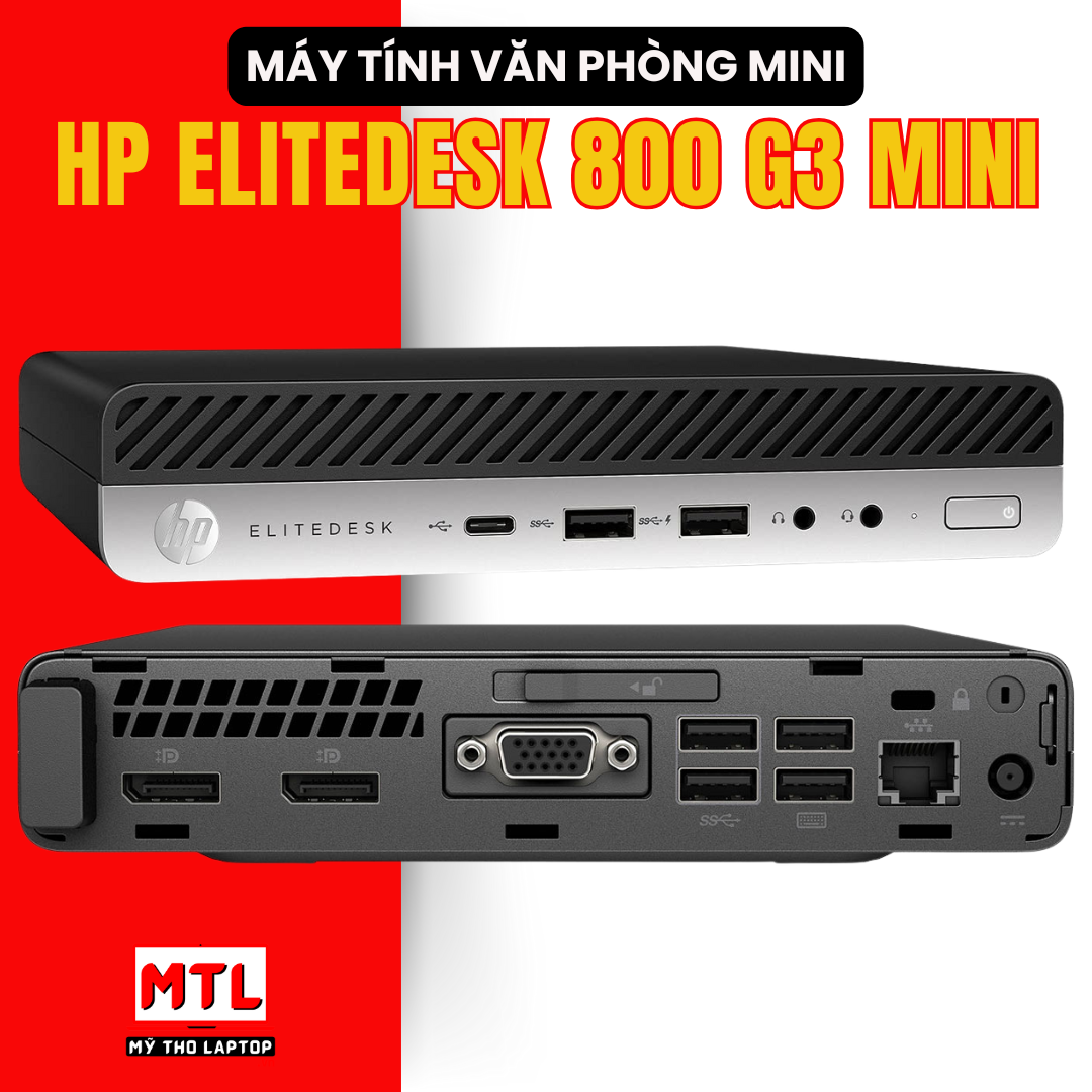 HP EliteDesk 800 G3 Mini | Core i5 6400T | Ram 8GB | SSD 256GB