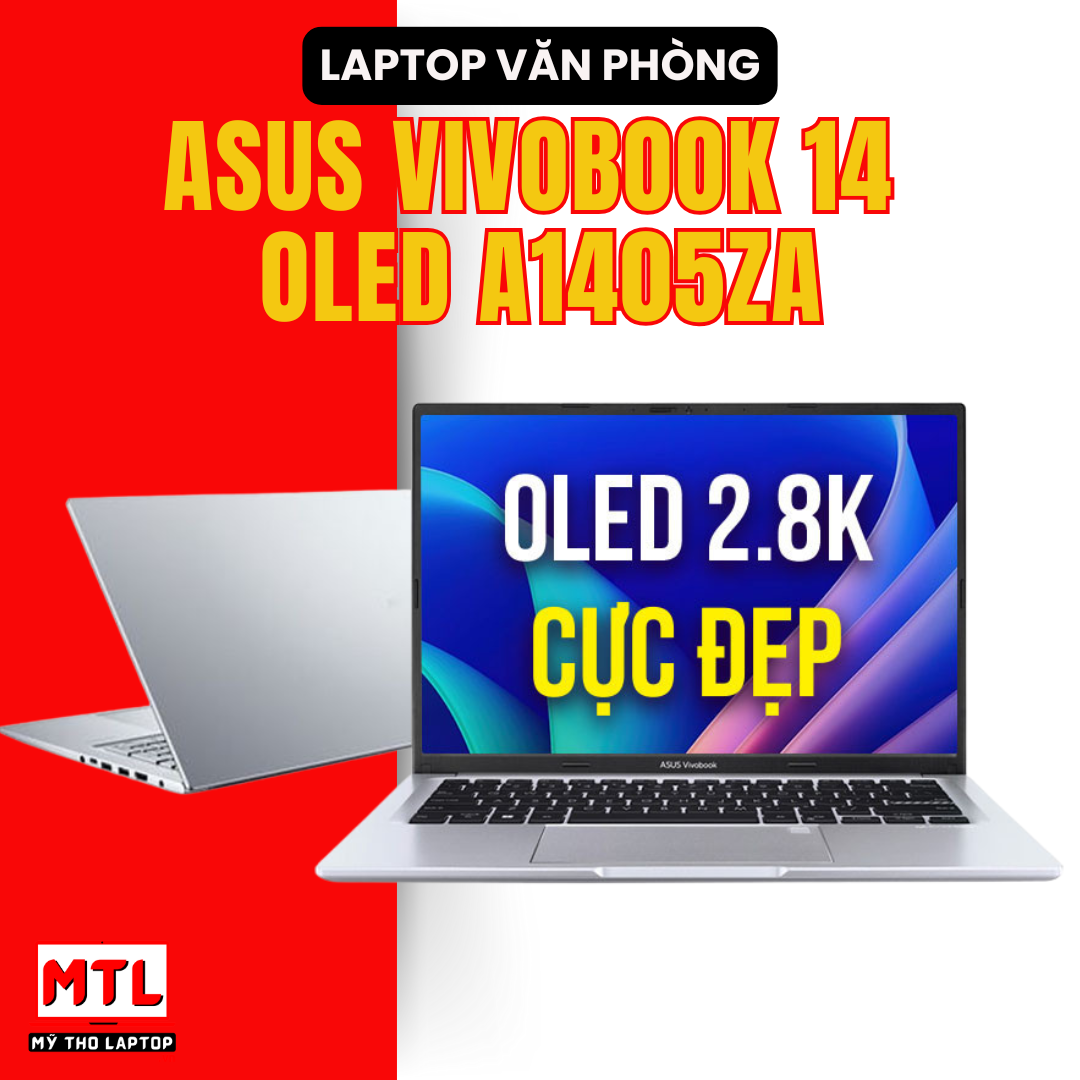 Asus Vivobook 14 OLED A1405ZA-KM264W | Intel Core i5-12500H | Ram 16GB | SSD512GB | Intel Iris Xe | 14 inch 2.8K