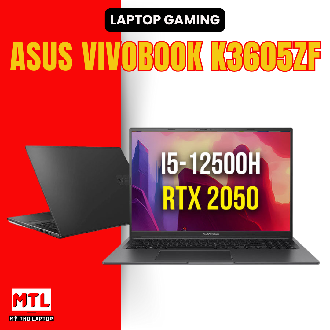 Asus Gaming Vivobook K3605ZF | Core i5 12500H | Ram 16GB | SSD 512GB | RTX 2050 4GB | 15.6 FHD+ 144Hz
