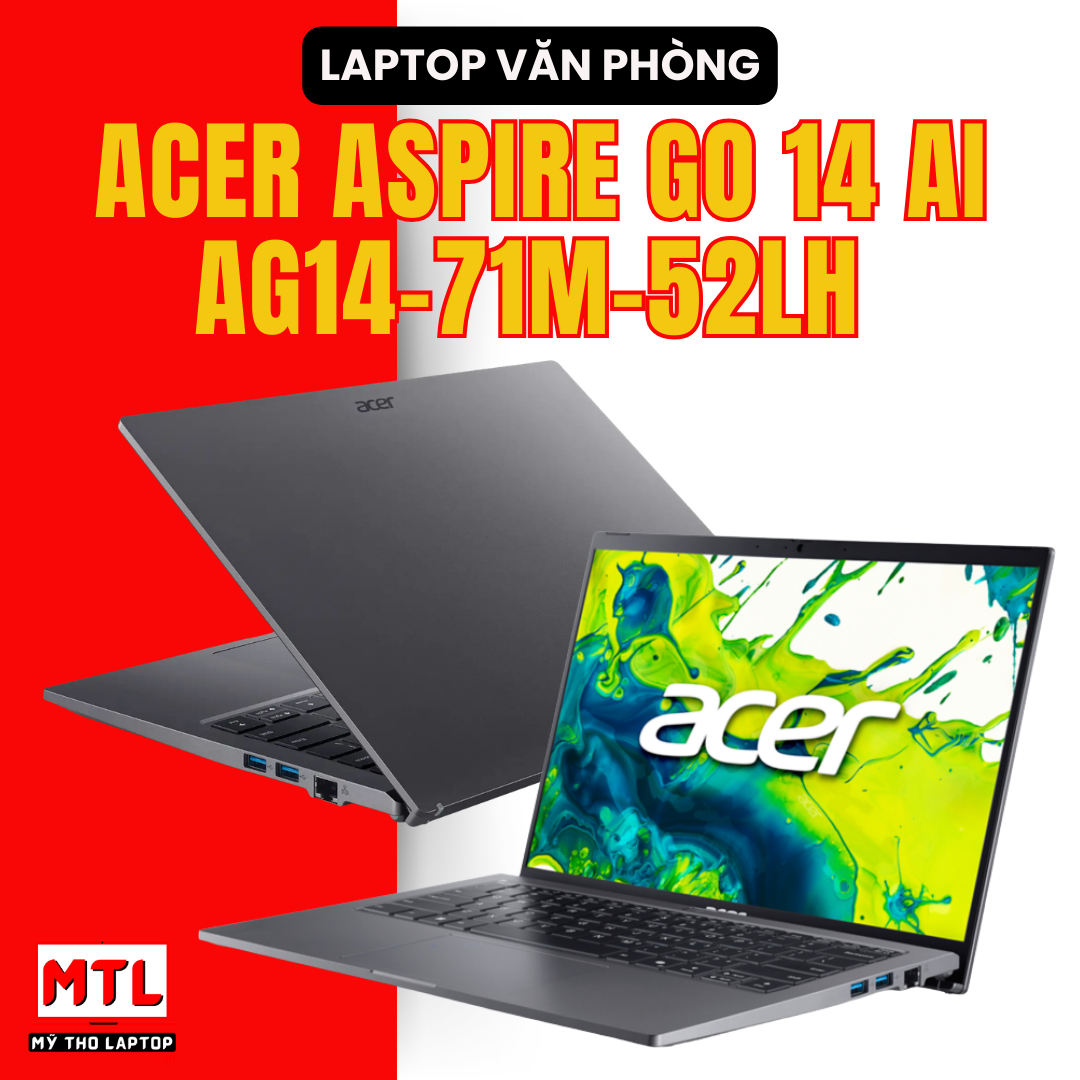Acer Aspire Go 14 AI AG14-71M-52LH | Ultra 5 115U | Ram 16GB | SSD 512GB | 14" FHD+