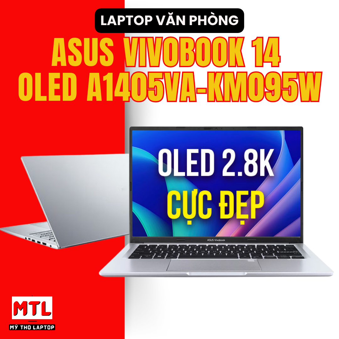 Asus Vivobook 14 OLED A1405VA-KM095W | Intel Core i5 13500H | Ram 16GB | SSD 512GB | Intel Iris Xe | 14 inch 2.8K 90Hz