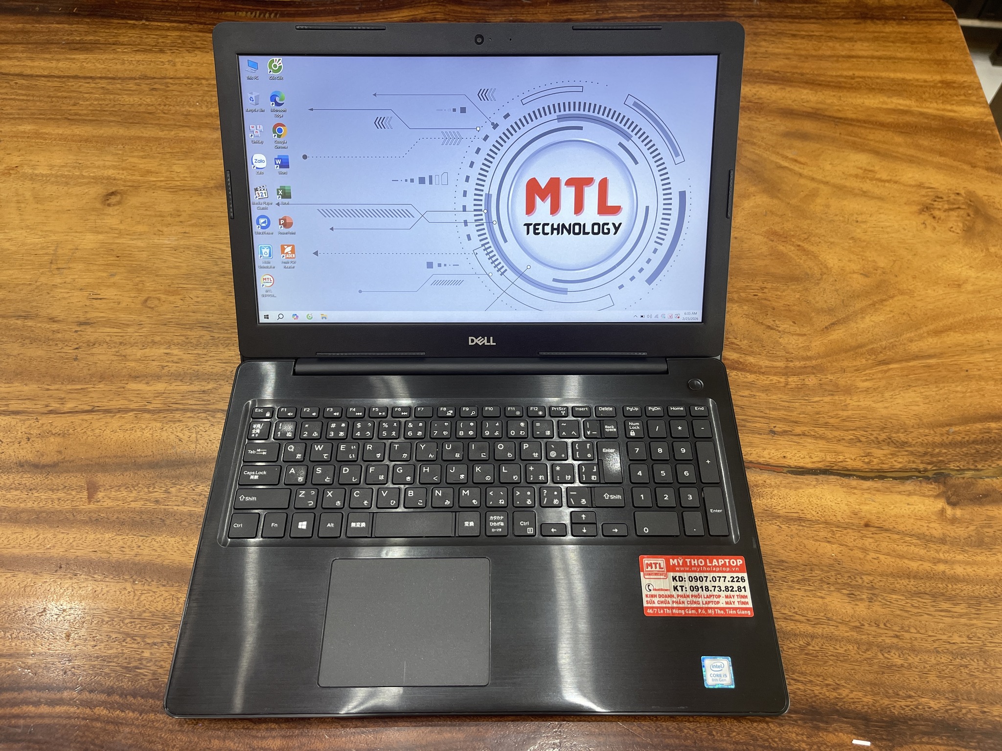 Dell Inspiron 5570 | Core i5 8250U | Ram 8GB | SSD 256GB | 15.6 inch FHD - Ảnh 3