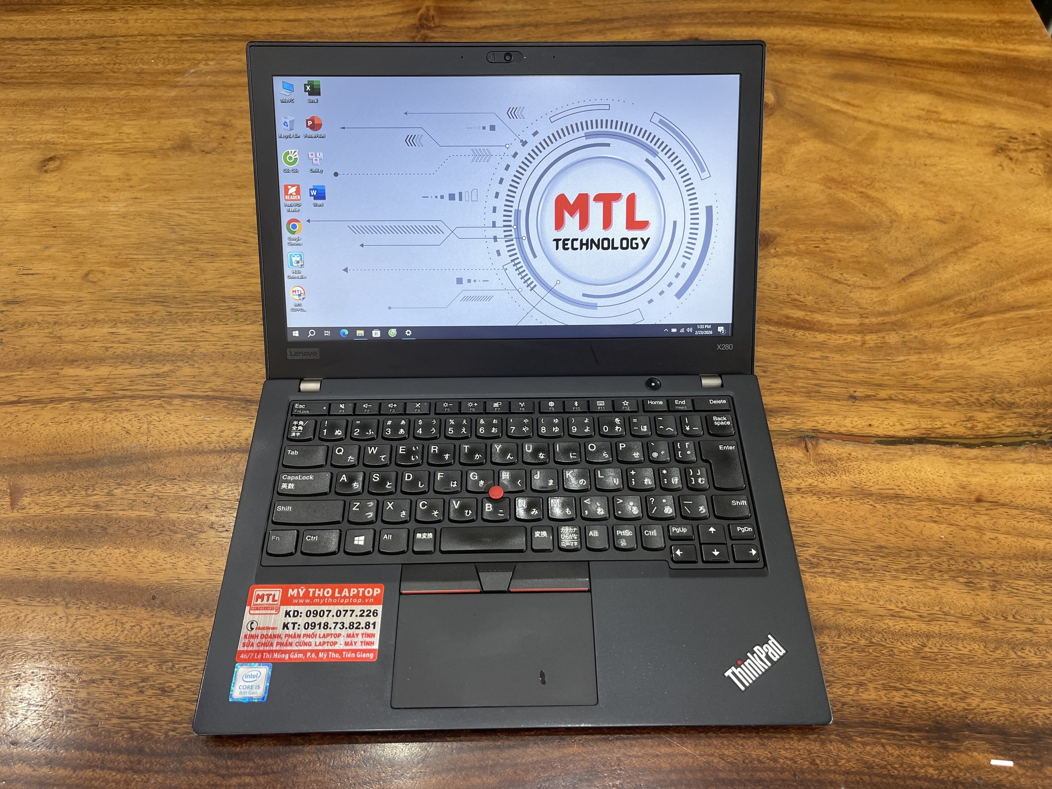 Lenovo Thinkpad X280 | Core i5 8250U | Ram 8 GB | SSD 256 GB | 12.5 HD - Ảnh 3