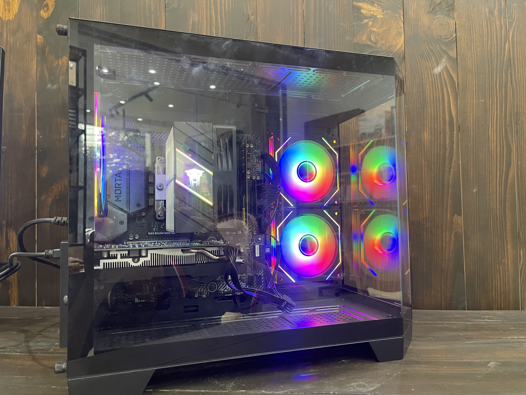 Alternative view of Full bộ Gaming | Intel Core i5 9400F | Ram 16GB | SSD 256GB | HDD 500GB | AMD RX 580 8 GB | Màn hình LG 27 inch | Chuột phím