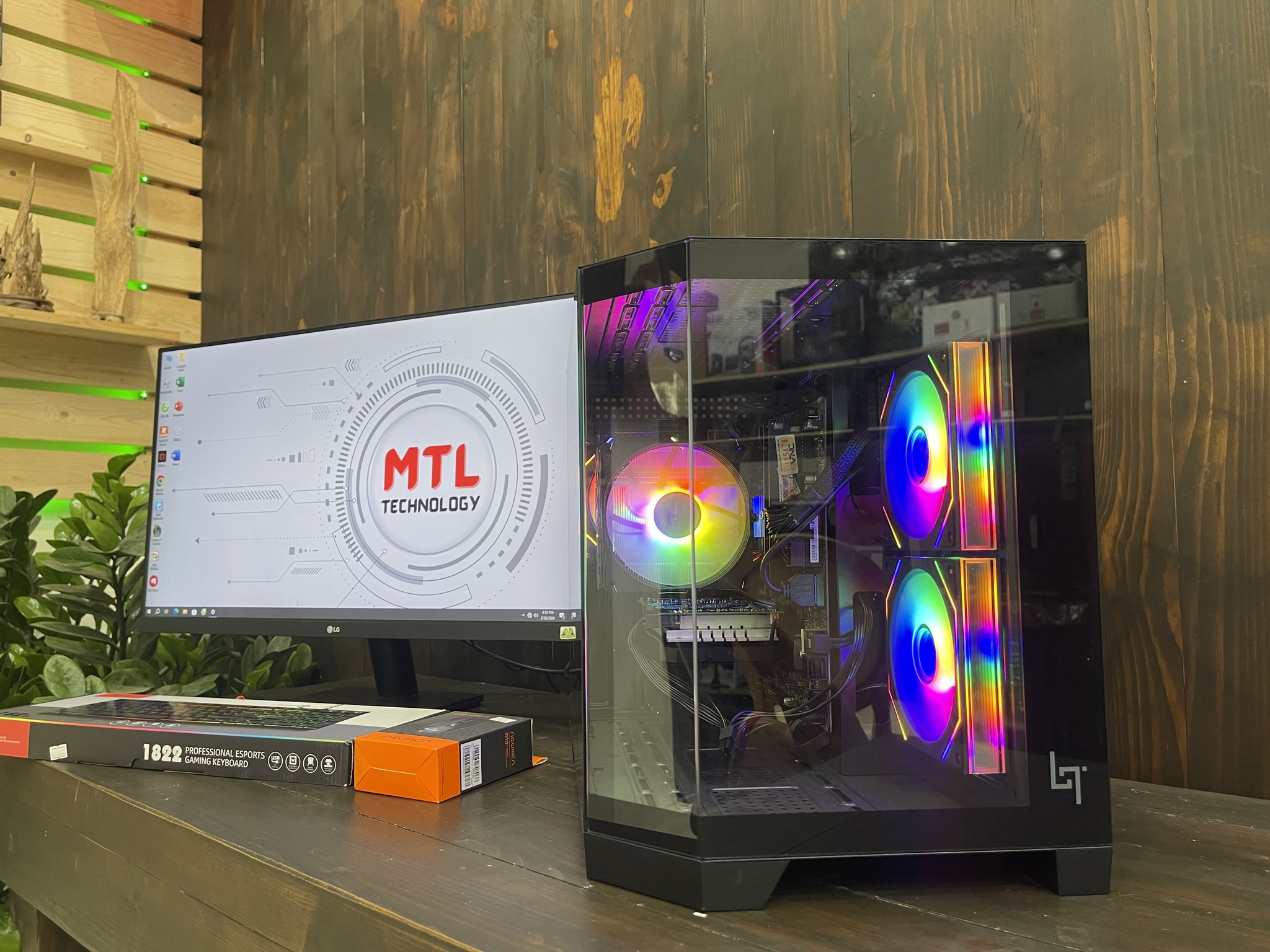 Full bộ Gaming | Intel Core i5 9400F | Ram 16GB | SSD 256GB | HDD 500GB | AMD RX 580 8 GB | Màn hình LG 27 inch | Chuột phím - Ảnh 8