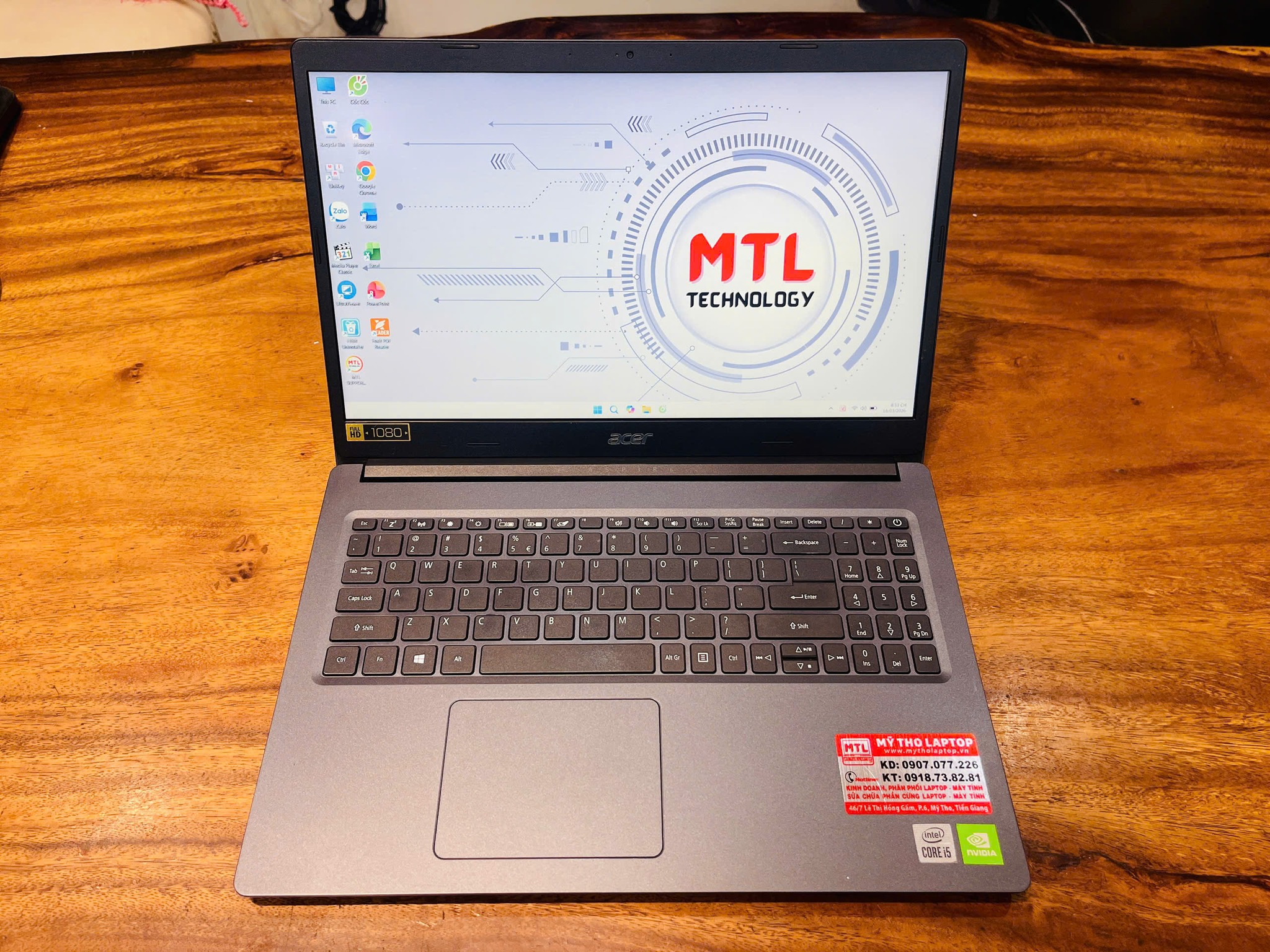 Acer Aspire A315-57G | Core i5 1035G1 | Ram 8GB | SSD 256GB | 15.6 FHD - Ảnh 4