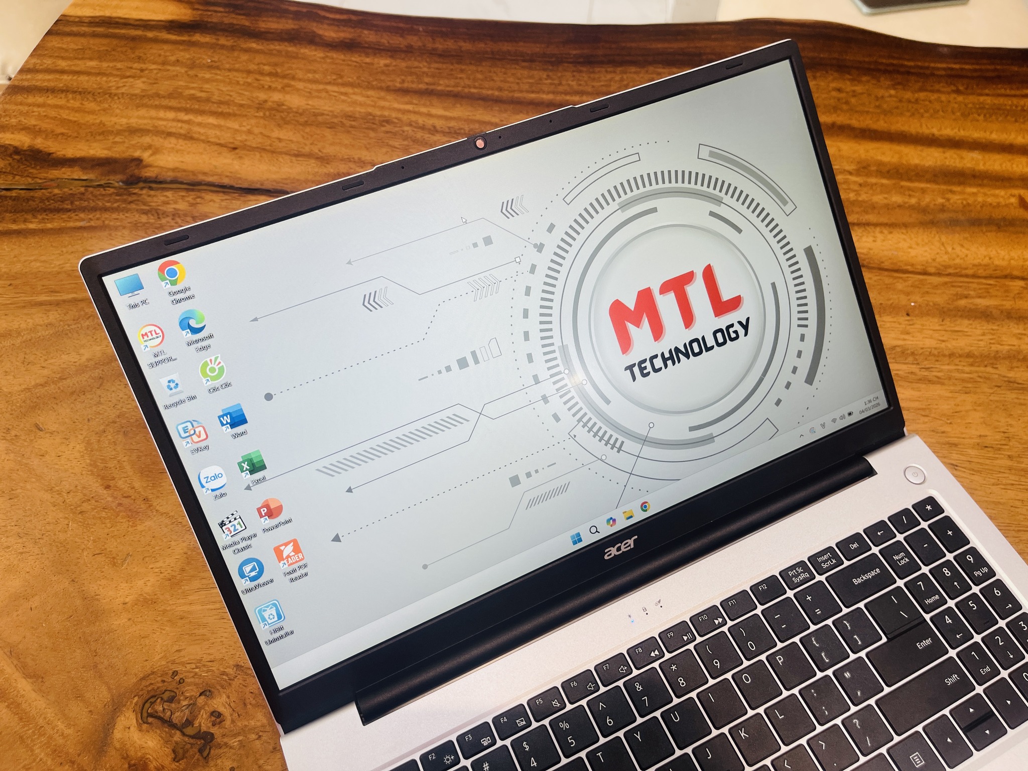 Acer Aspire Lite 15 AL15-41P-R3QL | AMD Ryzen 7 5700U | Ram 8 GB | SSD 512 GB | 15.6" FHD - Ảnh 5