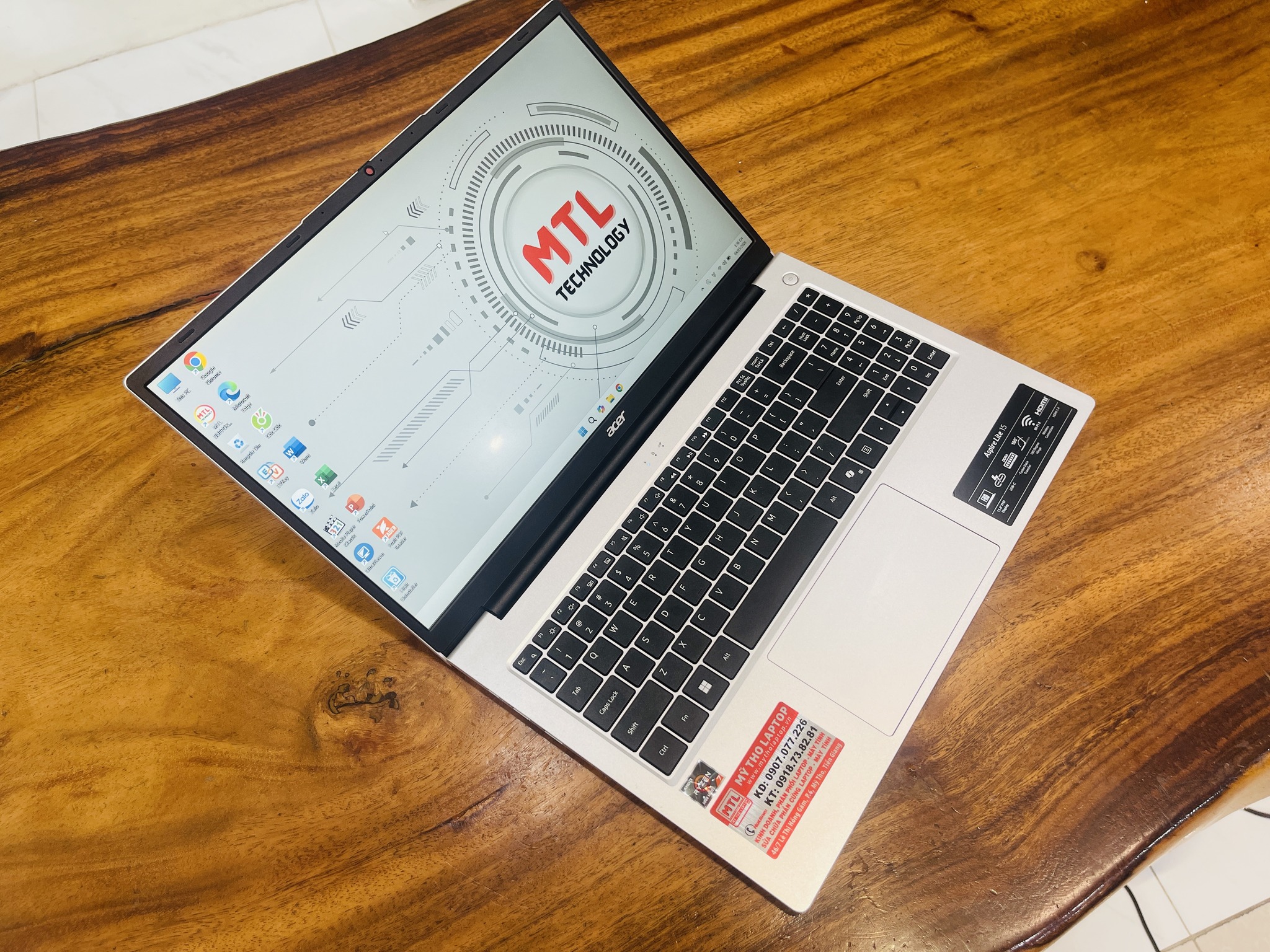 Acer Aspire Lite 15 AL15-41P-R3QL | AMD Ryzen 7 5700U | Ram 8 GB | SSD 512 GB | 15.6" FHD - Ảnh 10