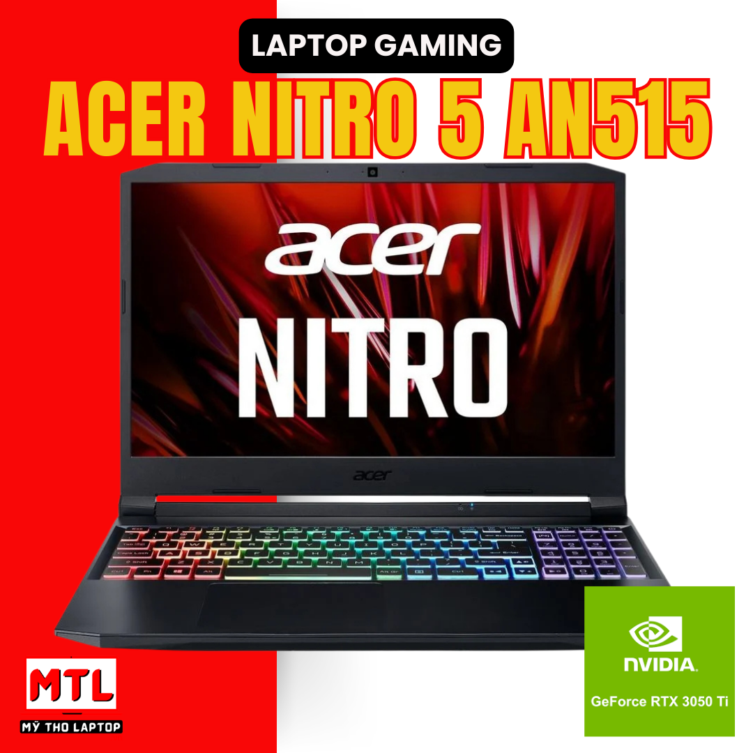 [Likenew 98%] Acer Nitro 5 AN515-57-57MX | Core i5 11400H | Ram 16 GB | SSD 512 GB | RTX 3050Ti 4GB | 15.6 inch FHD 144Hz