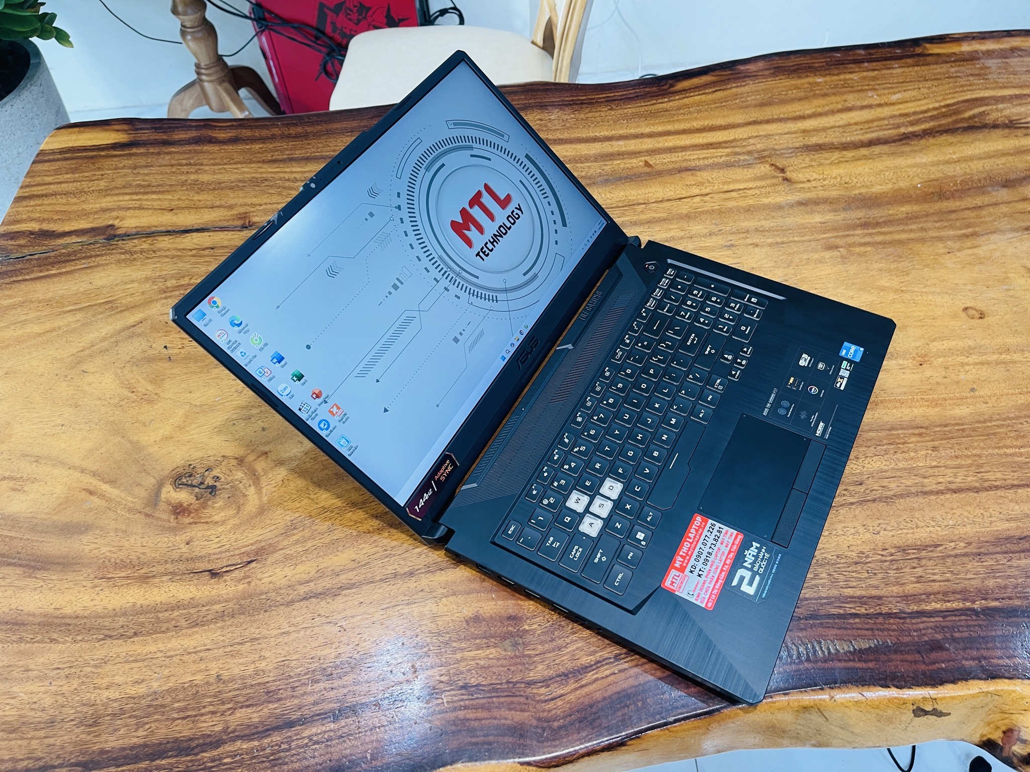 Alternative view of [Like New] Asus TUF Gaming F17 FX706HF | Core i5 11400H | Ram 16GB | SSD 512GB | RTX 2050 4GB  | 17.3 Full HD IPS 144Hz