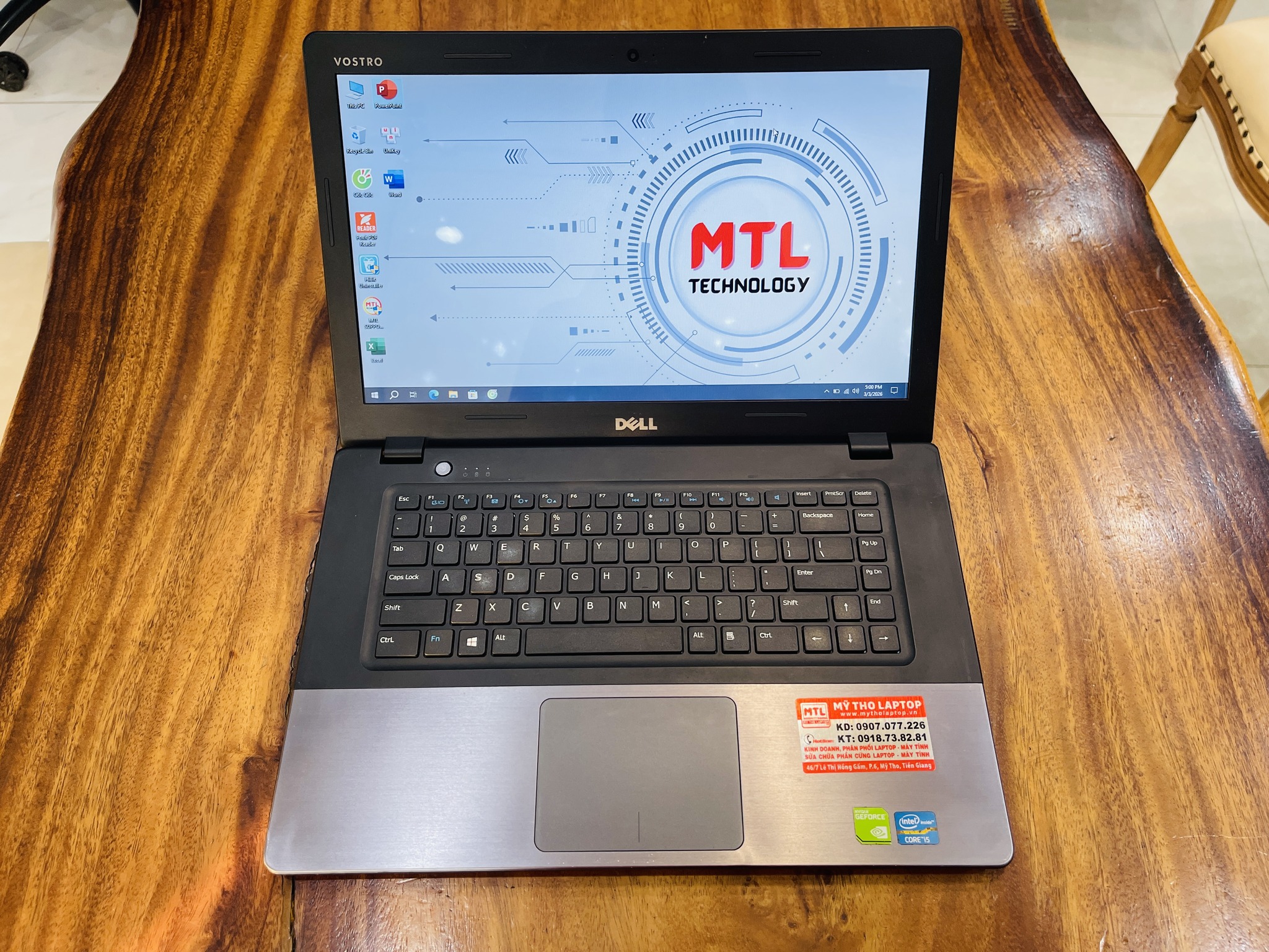 Alternative view of Dell Vostro 5560 | Core i5 3230M | Ram 8GB | SSD 128GB | 15.6 HD