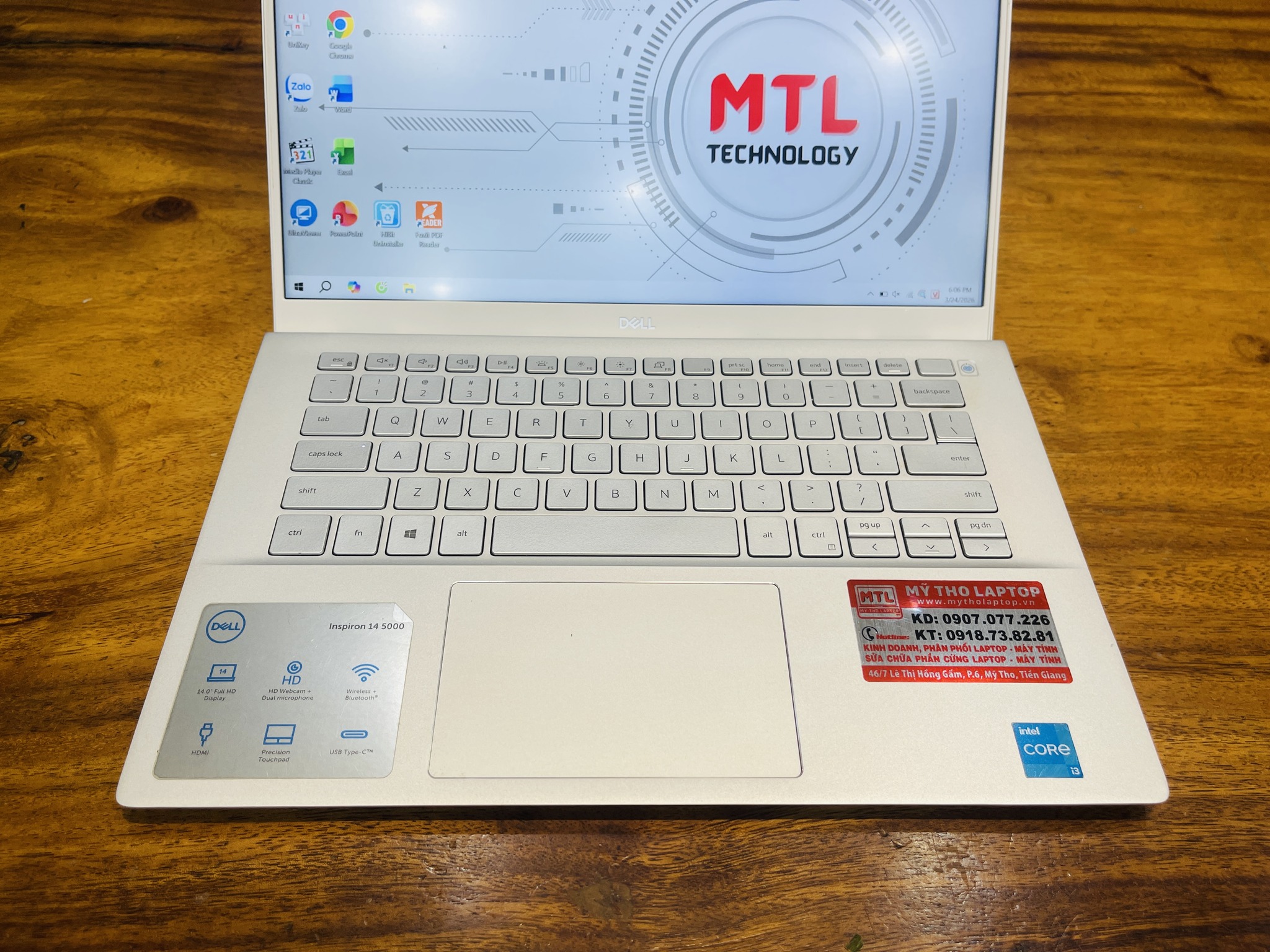 Dell Inspiron 5402 | Core i3 1115G4 | Ram 8GB | SSD 256GB | 14 FHD - Ảnh 3