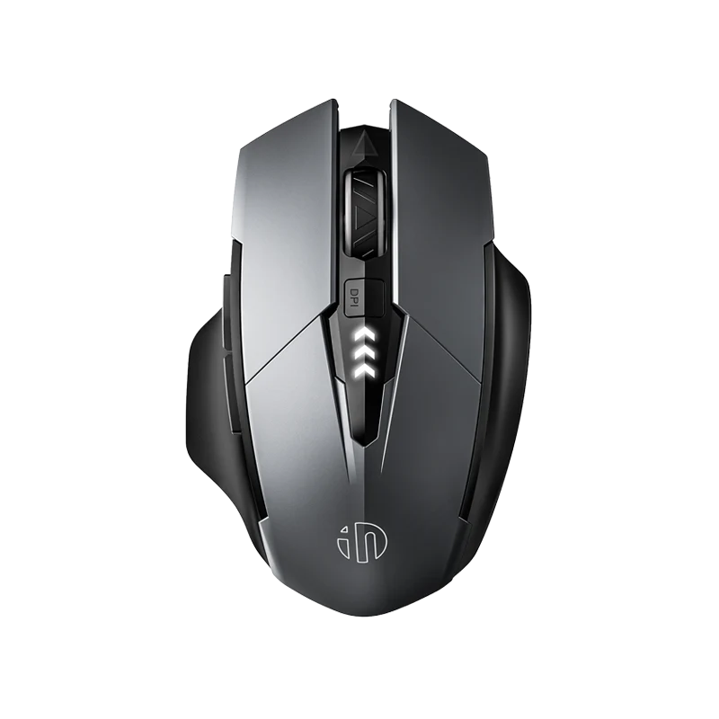 Chuột máy tính Bluetooth + không dây 2.4GHz + có dây INPHIC A1 Đen