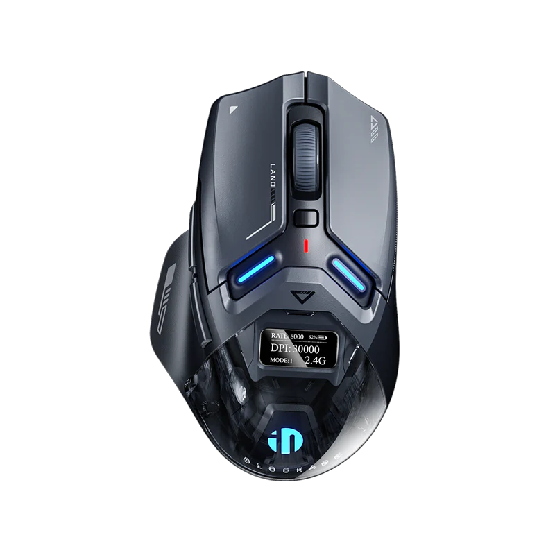 Chuột máy tính Bluetooth + không dây 2.4GHz + có dây INPHIC IN9 ULTRA