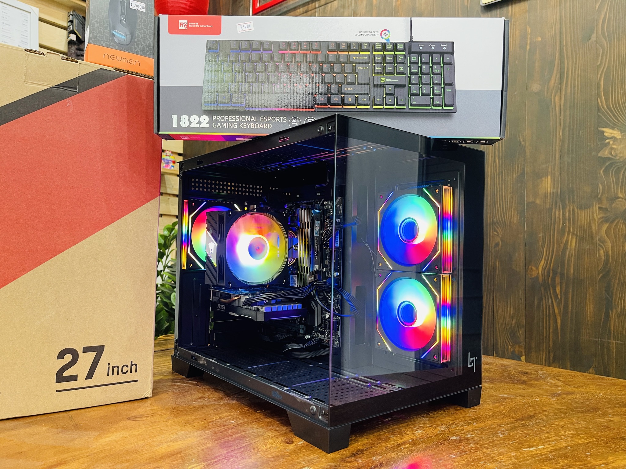 Alternative view of Full bộ Gaming | Intel Core i5 9400F | Ram 16GB | SSD 256GB | Nvidia GTX 1650 4 GB | Màn hình 27 inch | Chuột phím