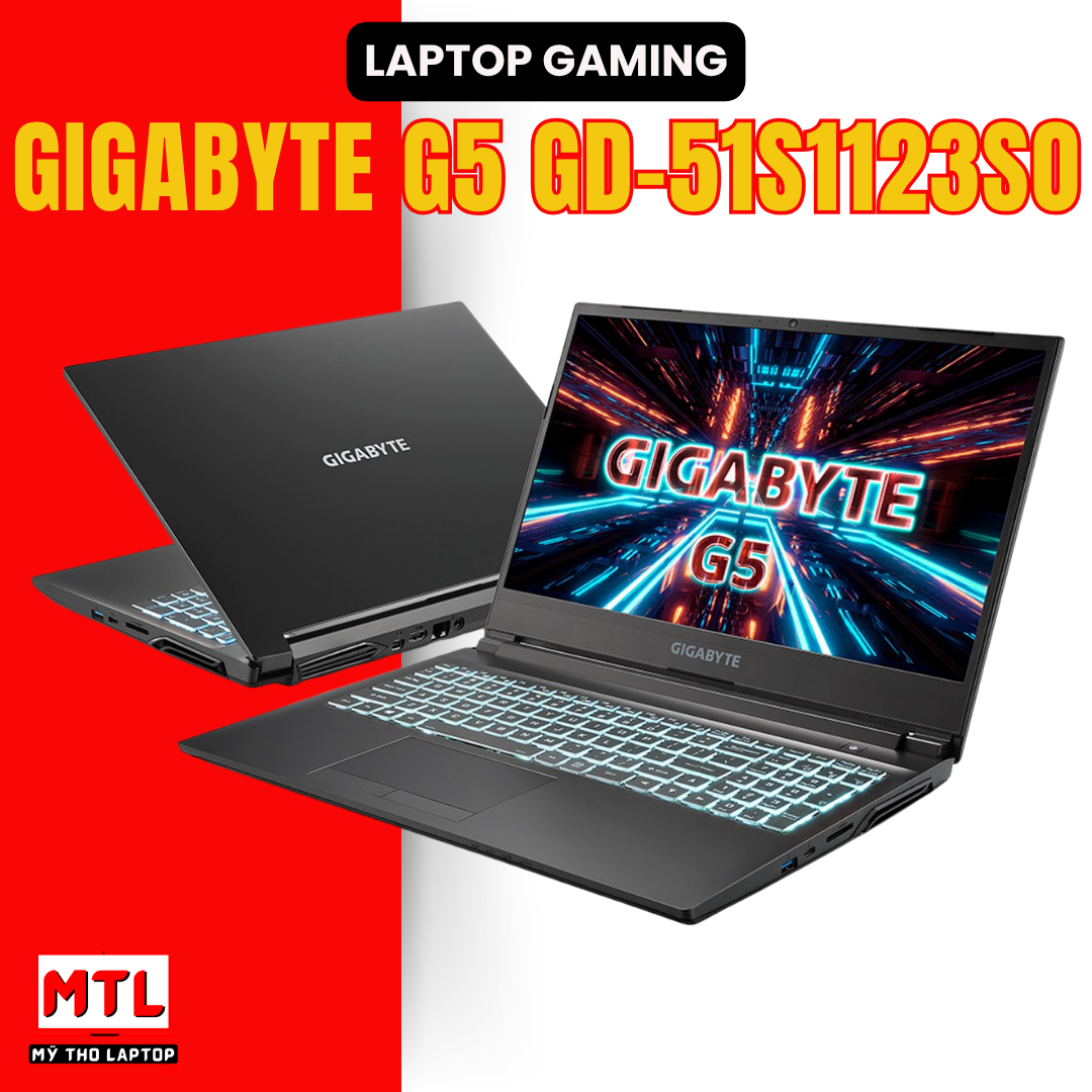 Gigabyte G5 GD-51S1123SO | Core i5-11400H | Ram 16GB | SSD 512GB | GeForce RTX™ 3050 4GB | 15.6' FHD 144Hz 100% sRGB