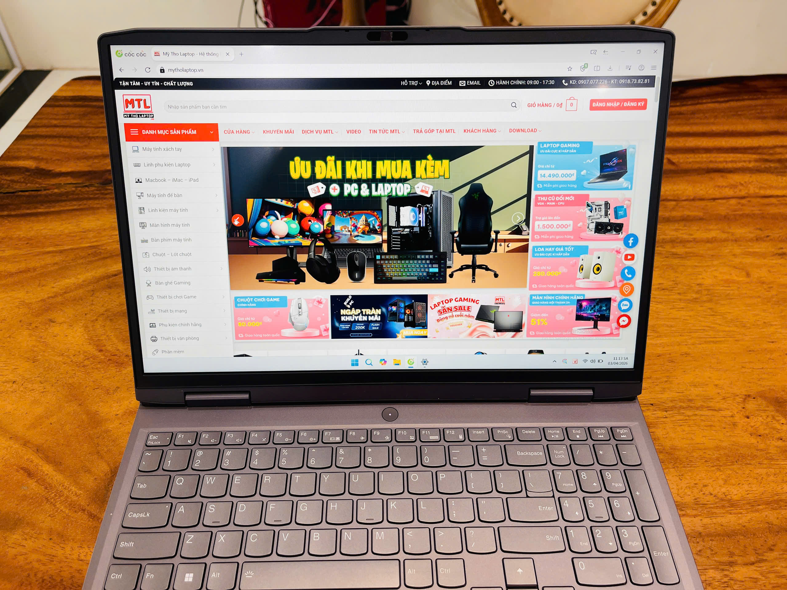 Lenovo LOQ 16APH8 | AMD Ryzen 5 7640HS | Ram 16 GB | SSD 512 GB | Nvidia RTX 4050 6 GB | 16 FHD+ 144Hz - Ảnh 11