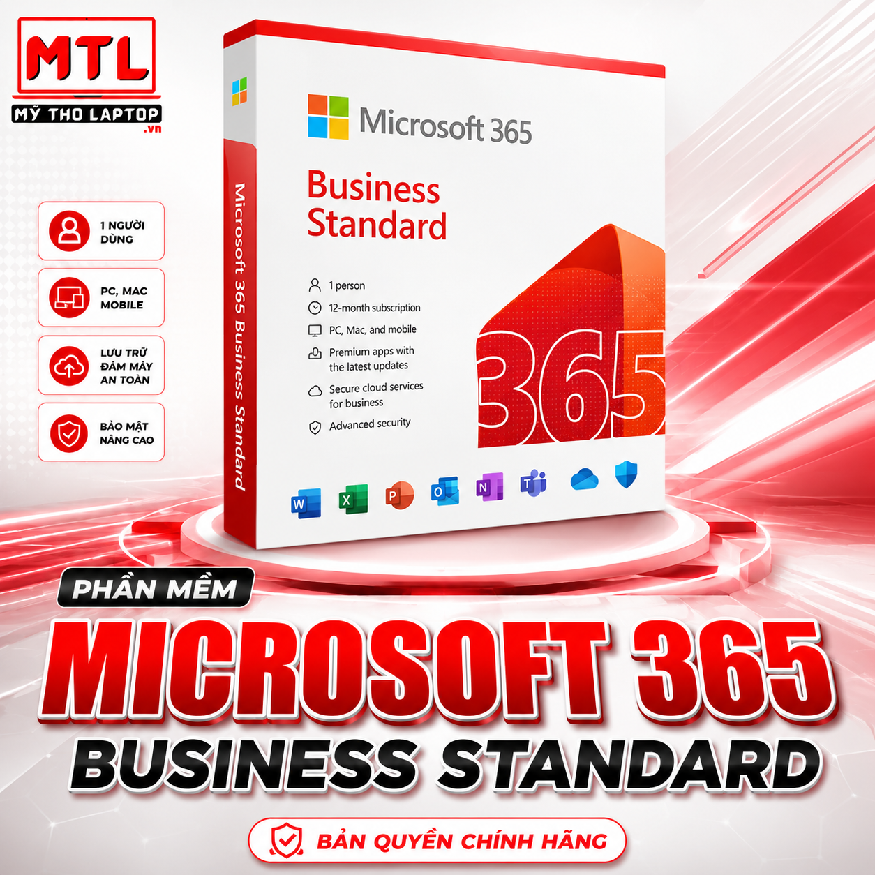 Phần mềm Microsoft 365 Business Standard