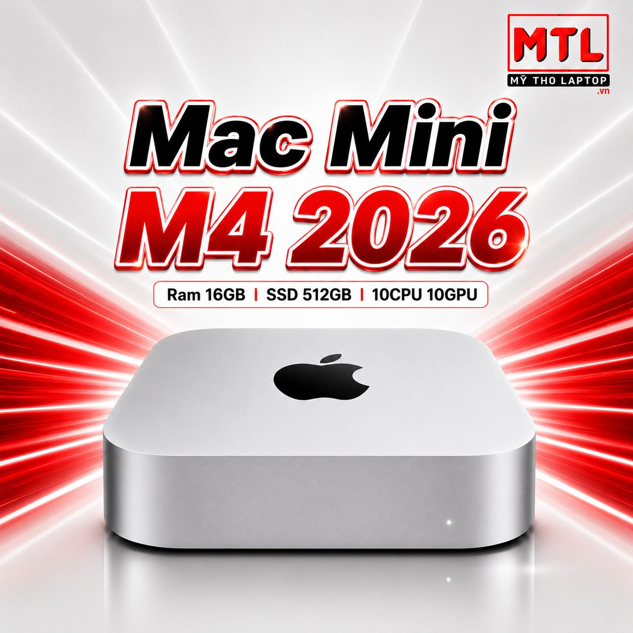 [LikeNew Fullbox] Mac Mini M4 2026 | Ram 16GB | SSD 512GB (10CPU 10GPU)