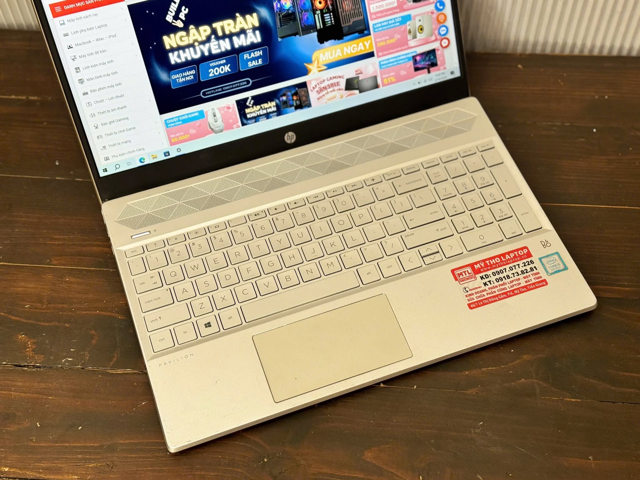 HP Pavilion 15-cs1009Tu | Core i5 8250U | Ram 8GB | SSD 256GB | 15.6 FHD - Ảnh 5