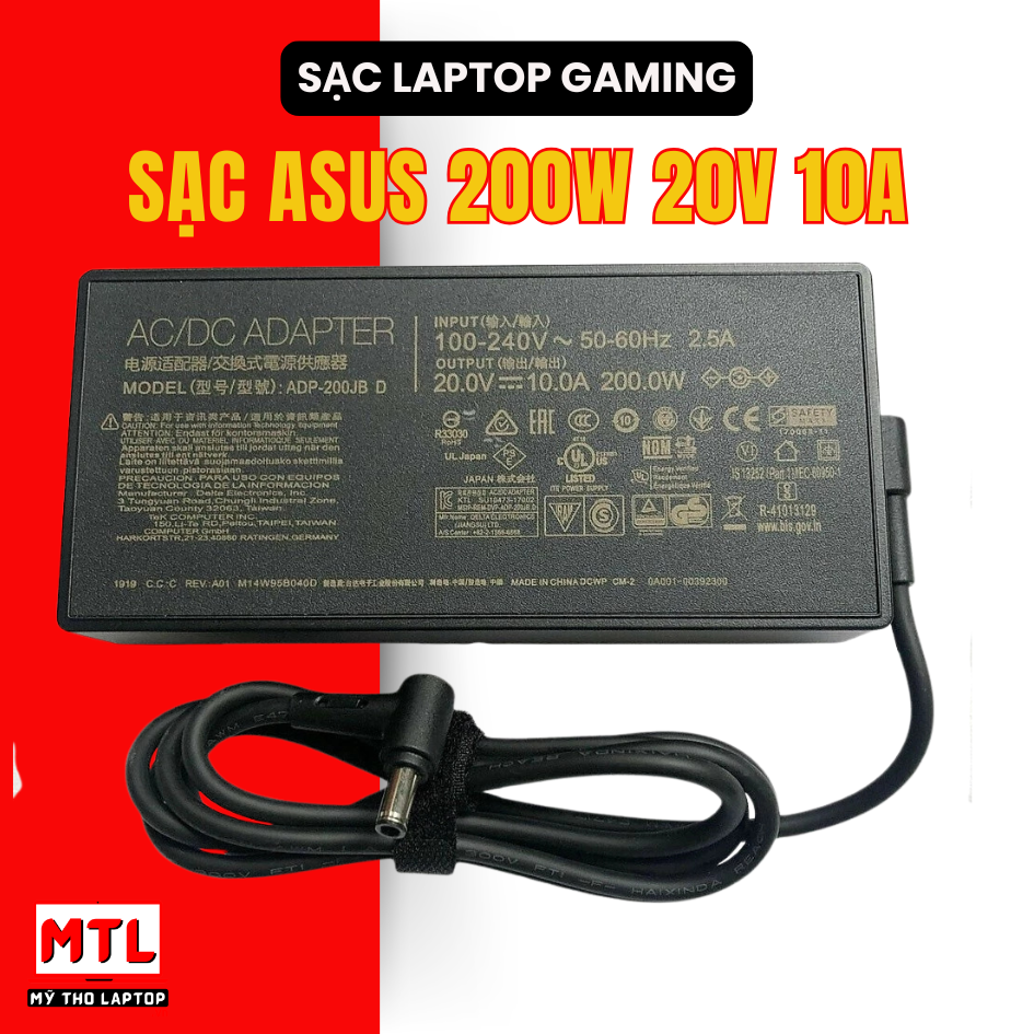Sạc Asus Gaming 200W 20V 10A