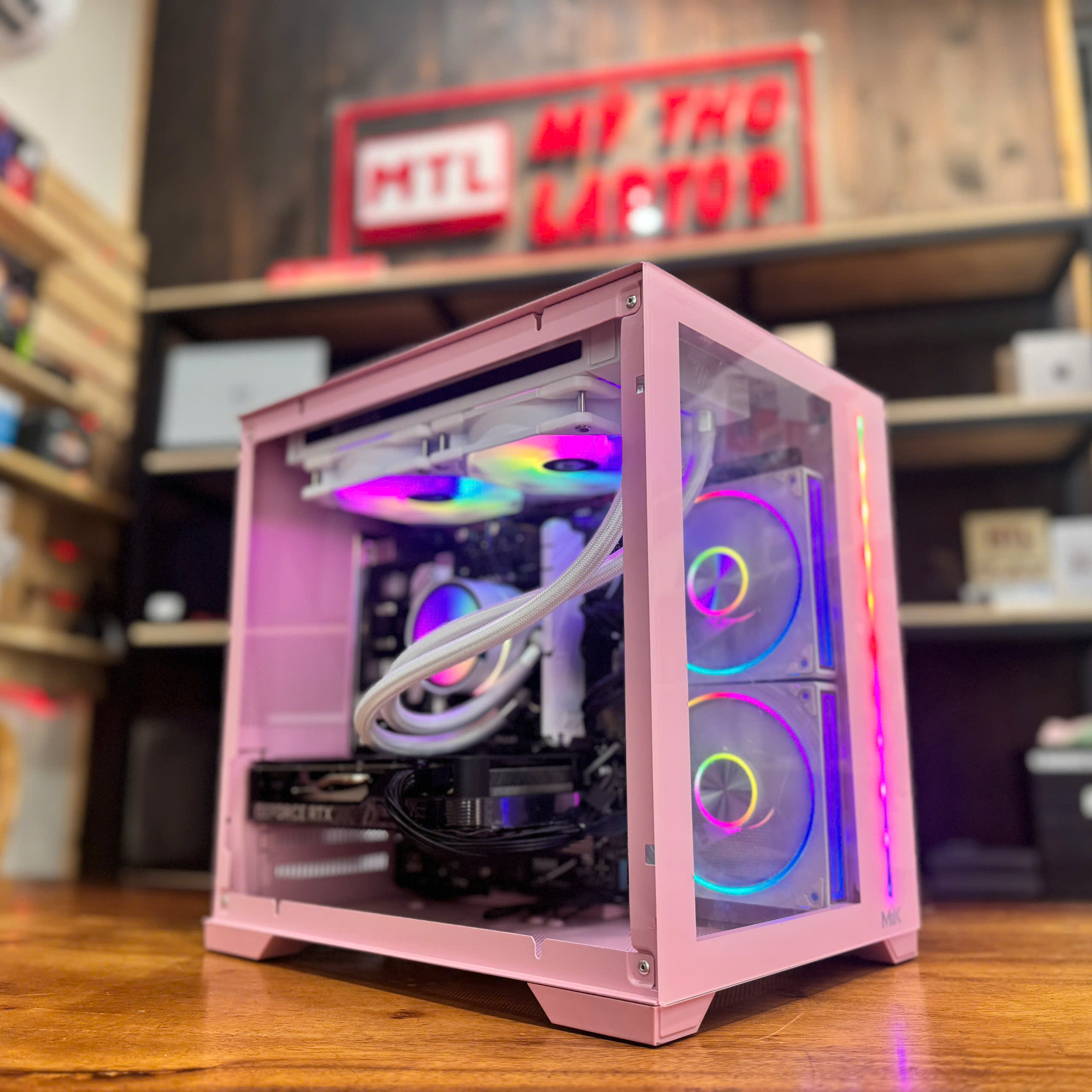 Alternative view of MTL LV12 Pink | Core i5 12400F | Ram 16GB | SSD 512GB | RTX 4060 8GB