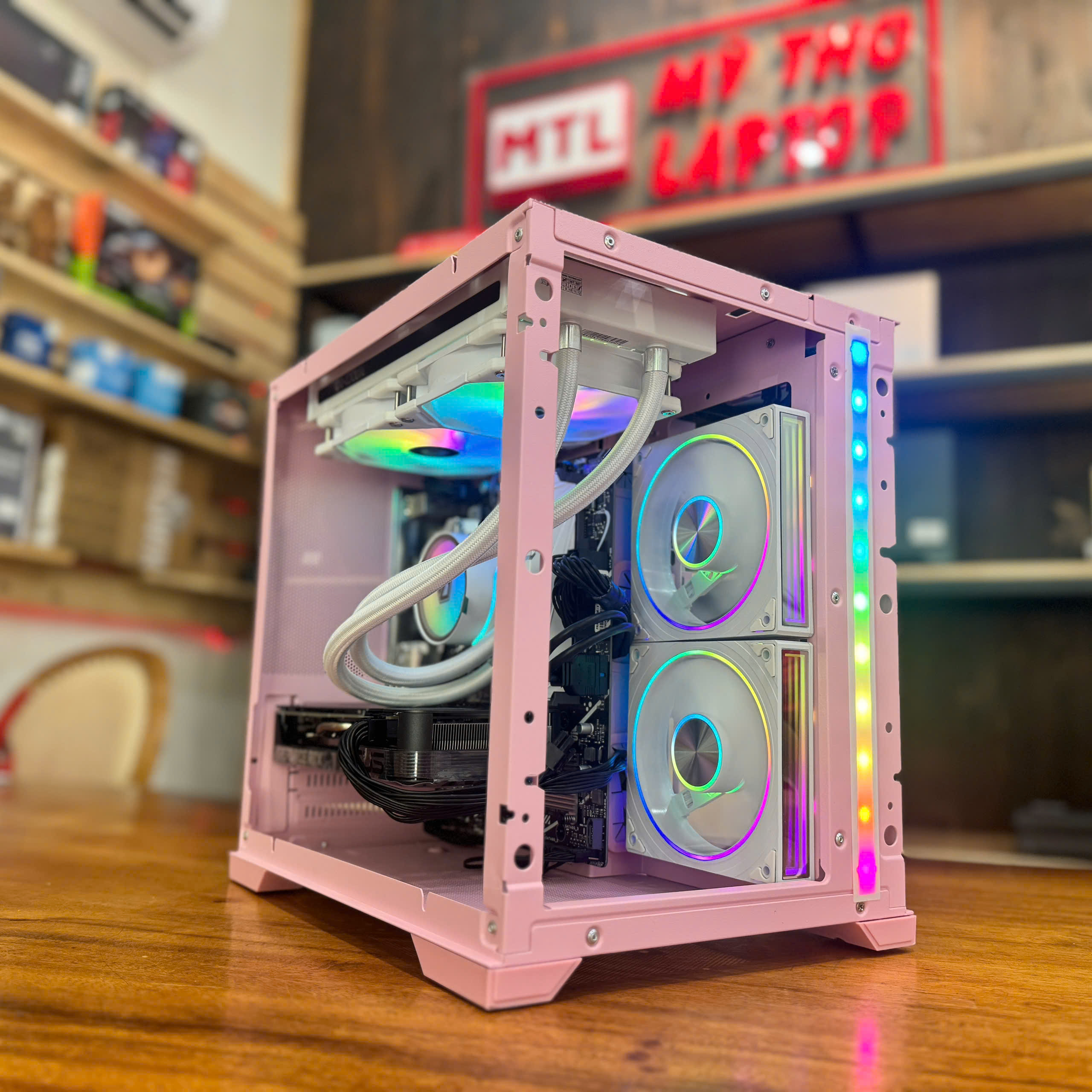 MTL LV12 Pink | Core i5 12400F | Ram 16GB | SSD 512GB | RTX 4060 8GB - Ảnh 3