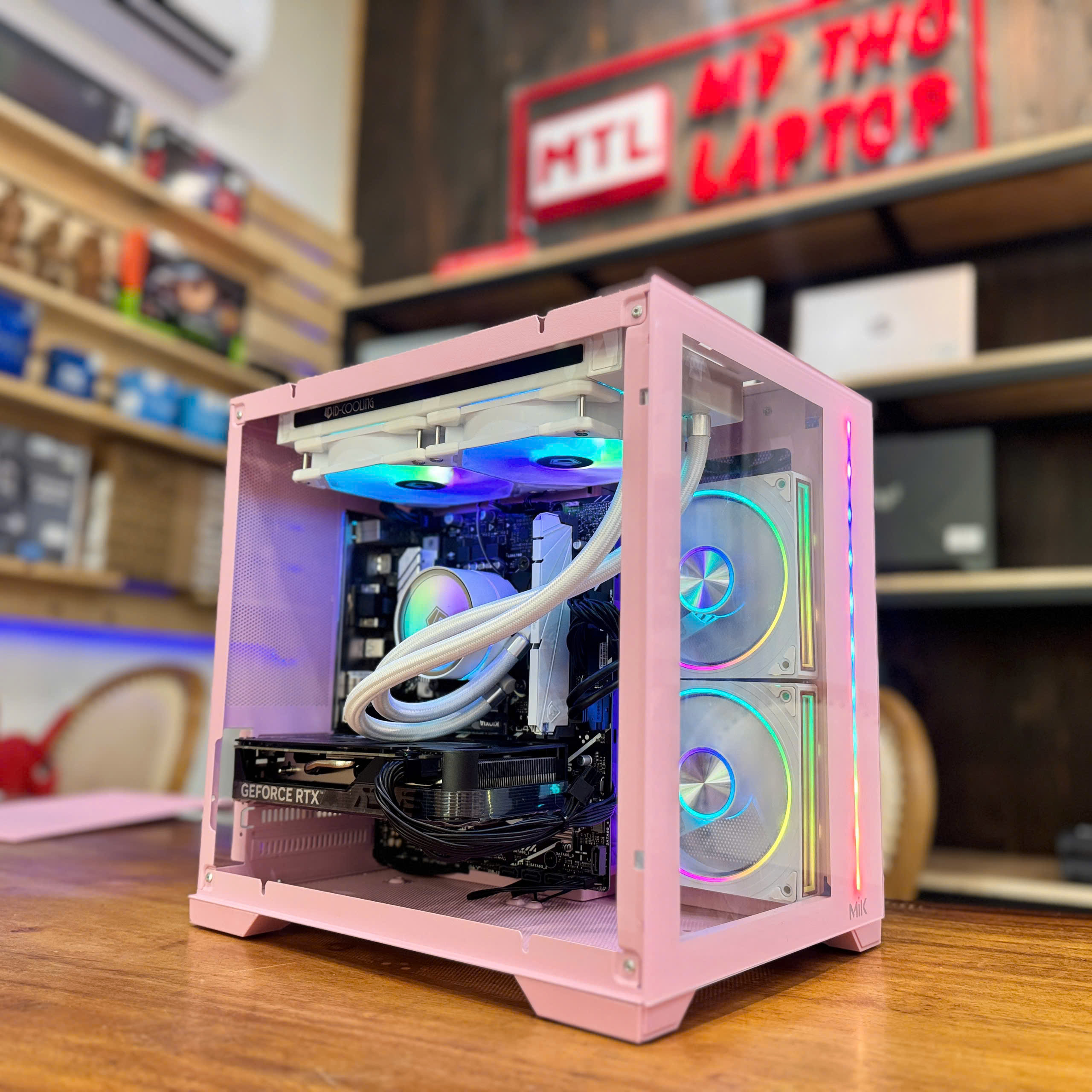 MTL LV12 Pink | Core i5 12400F | Ram 16GB | SSD 512GB | RTX 4060 8GB - Ảnh 4