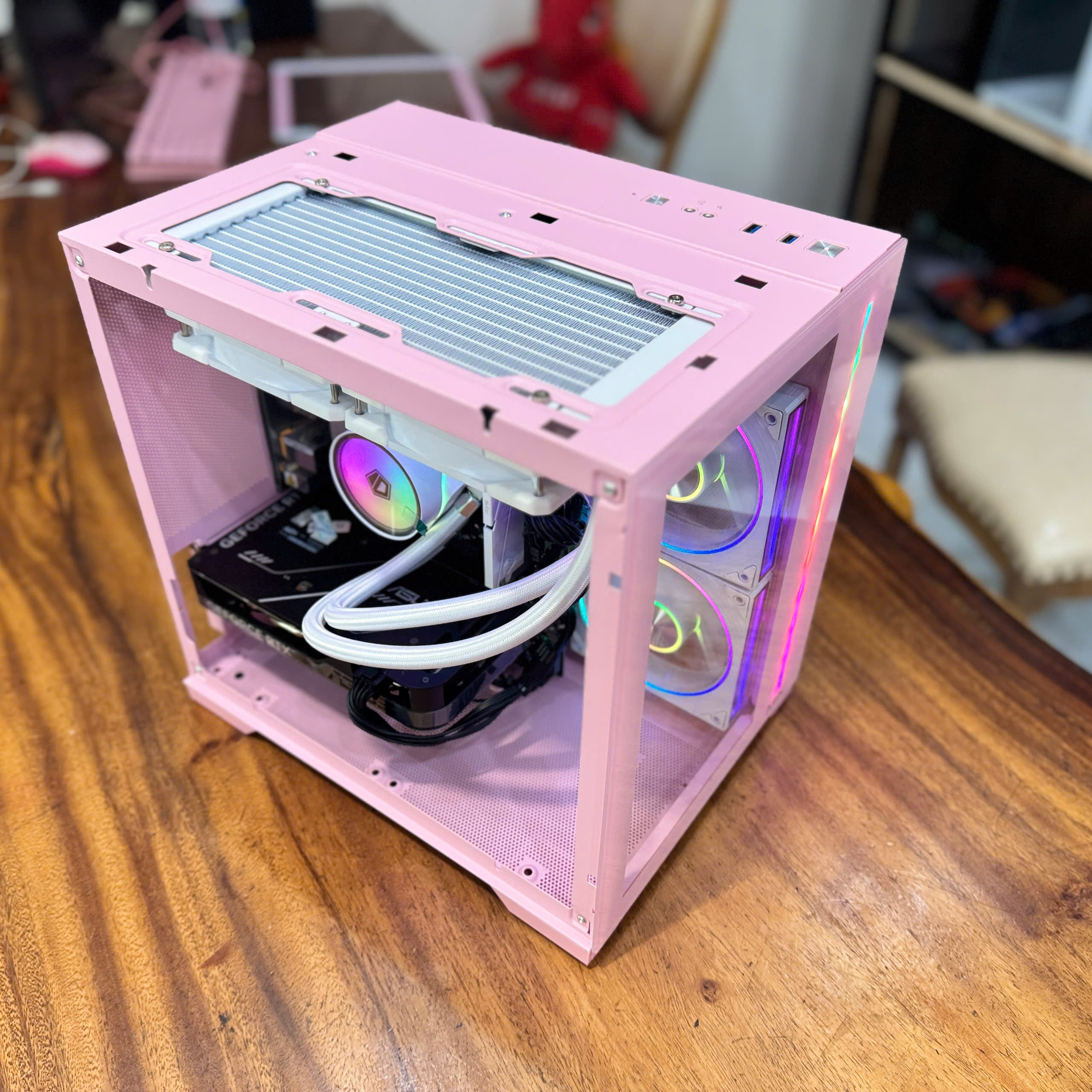 MTL LV12 Pink | Core i5 12400F | Ram 16GB | SSD 512GB | RTX 4060 8GB - Ảnh 7