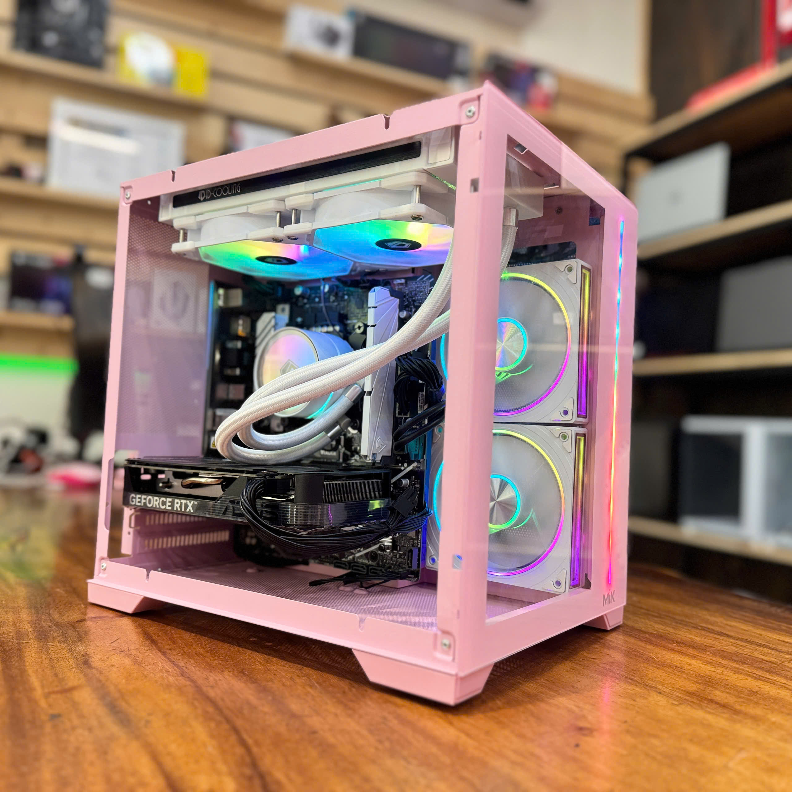 MTL LV12 Pink | Core i5 12400F | Ram 16GB | SSD 512GB | RTX 4060 8GB - Ảnh 8
