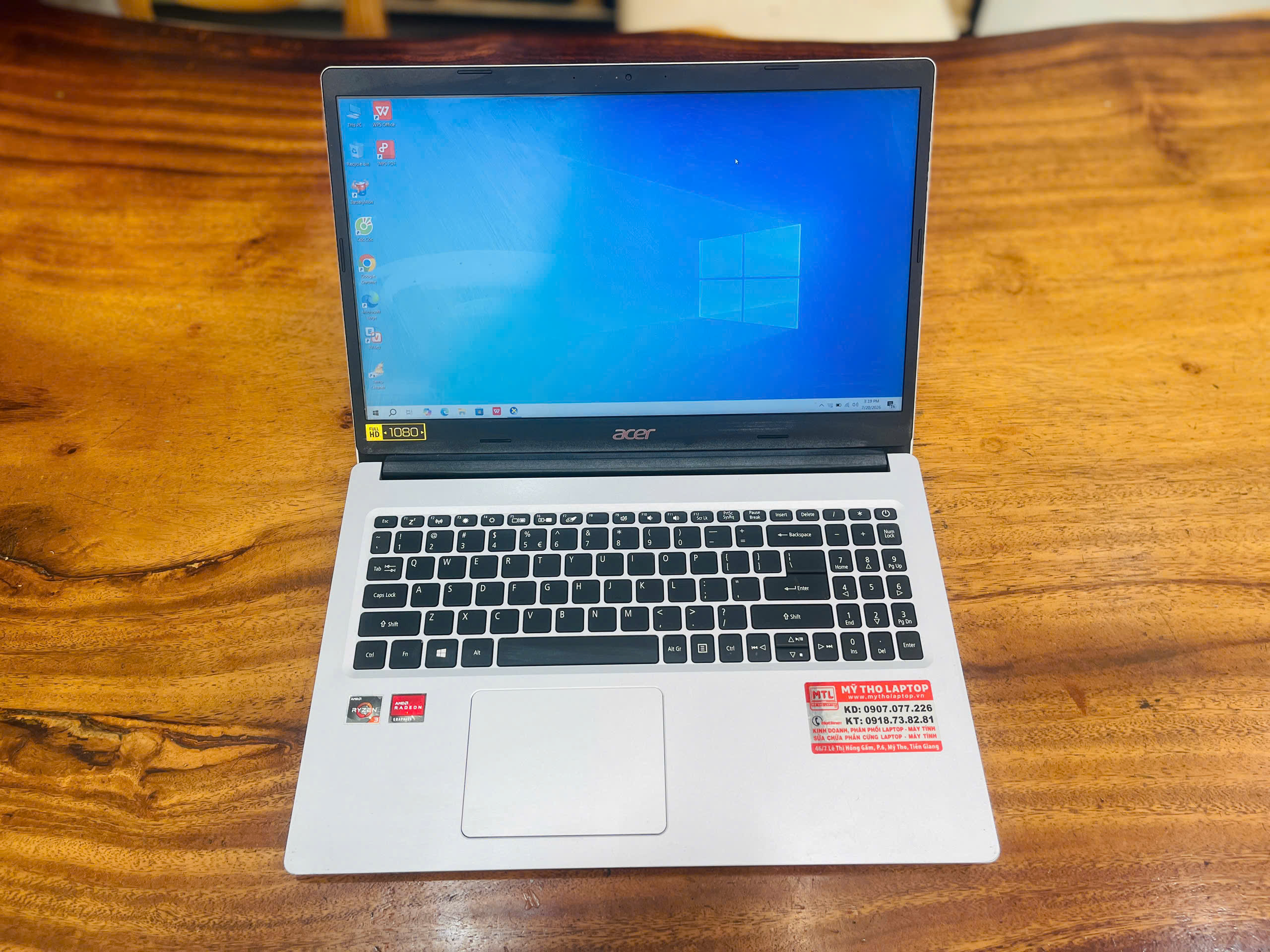 Acer Aspire A315-23 | AMD Ryzen 3 3250U | Ram 8GB | SSD 256GB | 15.6 FHD - Ảnh 5