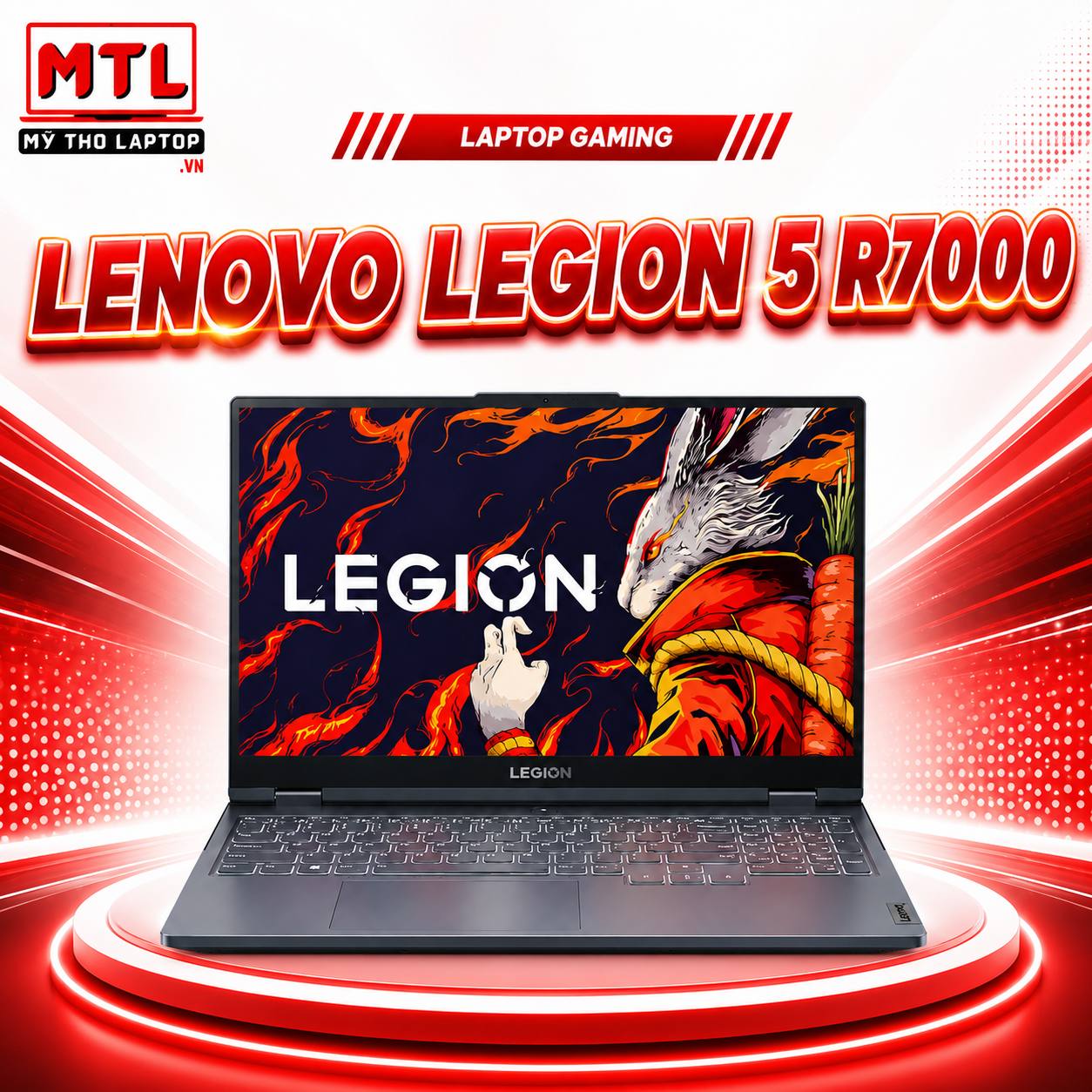 Lenovo Legion 5 R7000 | AMD Ryzen 7 5800H | Ram 16GB | SSD 512GB | RTX 3050Ti | 15.6 inch Full HD