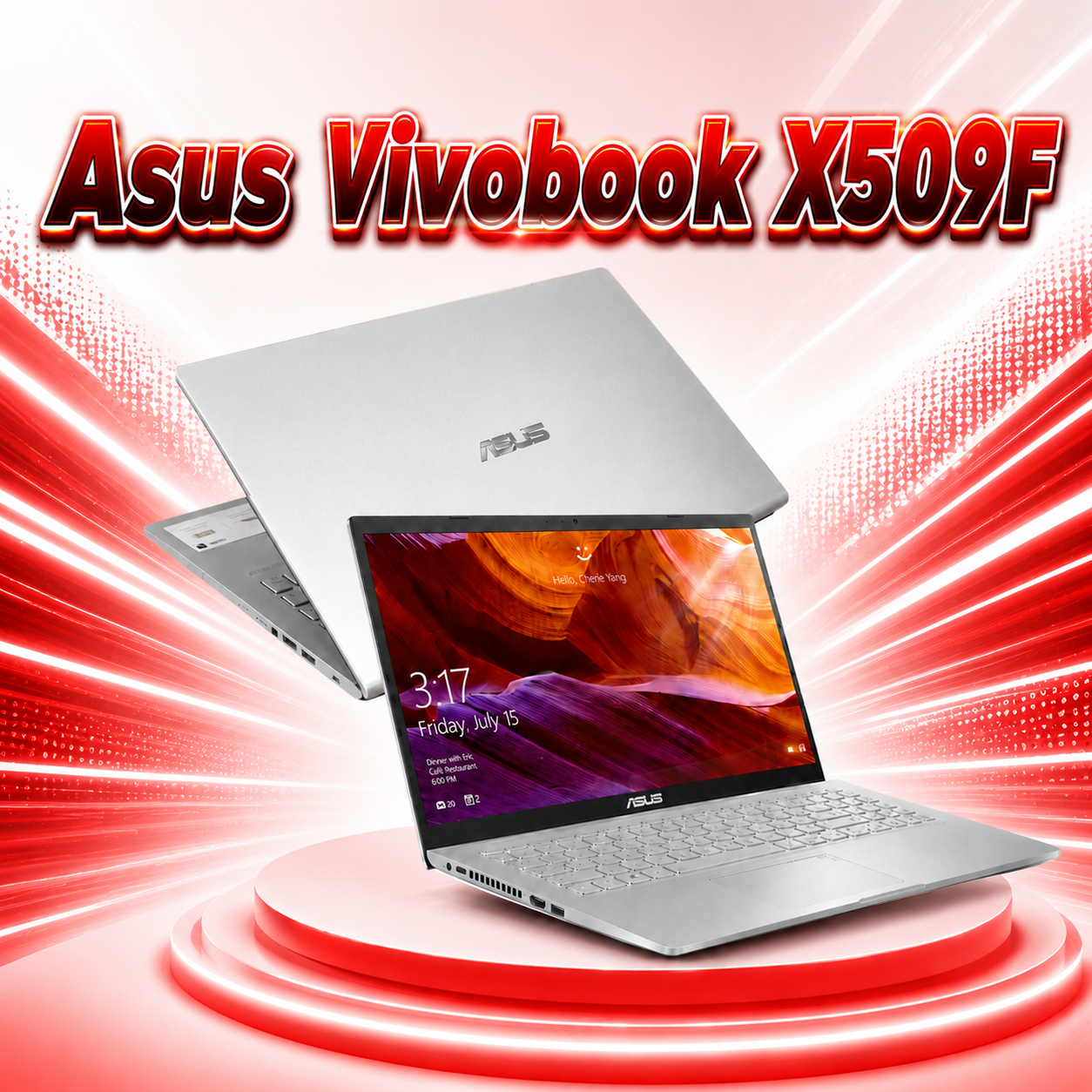 Asus Vivobook X509F | Core i3 8145U | Ram 8GB | SSD 256GB | 15.6 FHD
