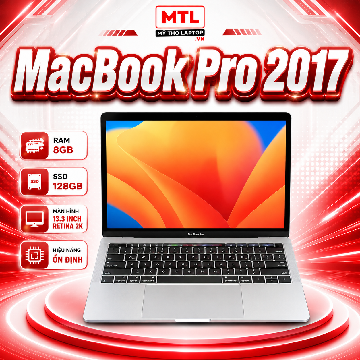 MacBook Pro 2017 | Ram 8GB | SSD 128 GB | 13.3 inch Restina 2K